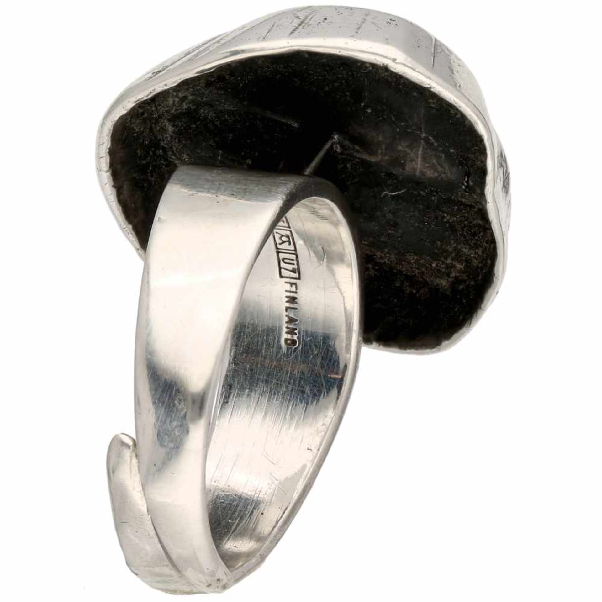 Zilveren Sten & Laine ring - 925/1000.Finland, 1973. Ring is verstelbaar. Ringmaat: 19 mm. - Bild 2 aus 3