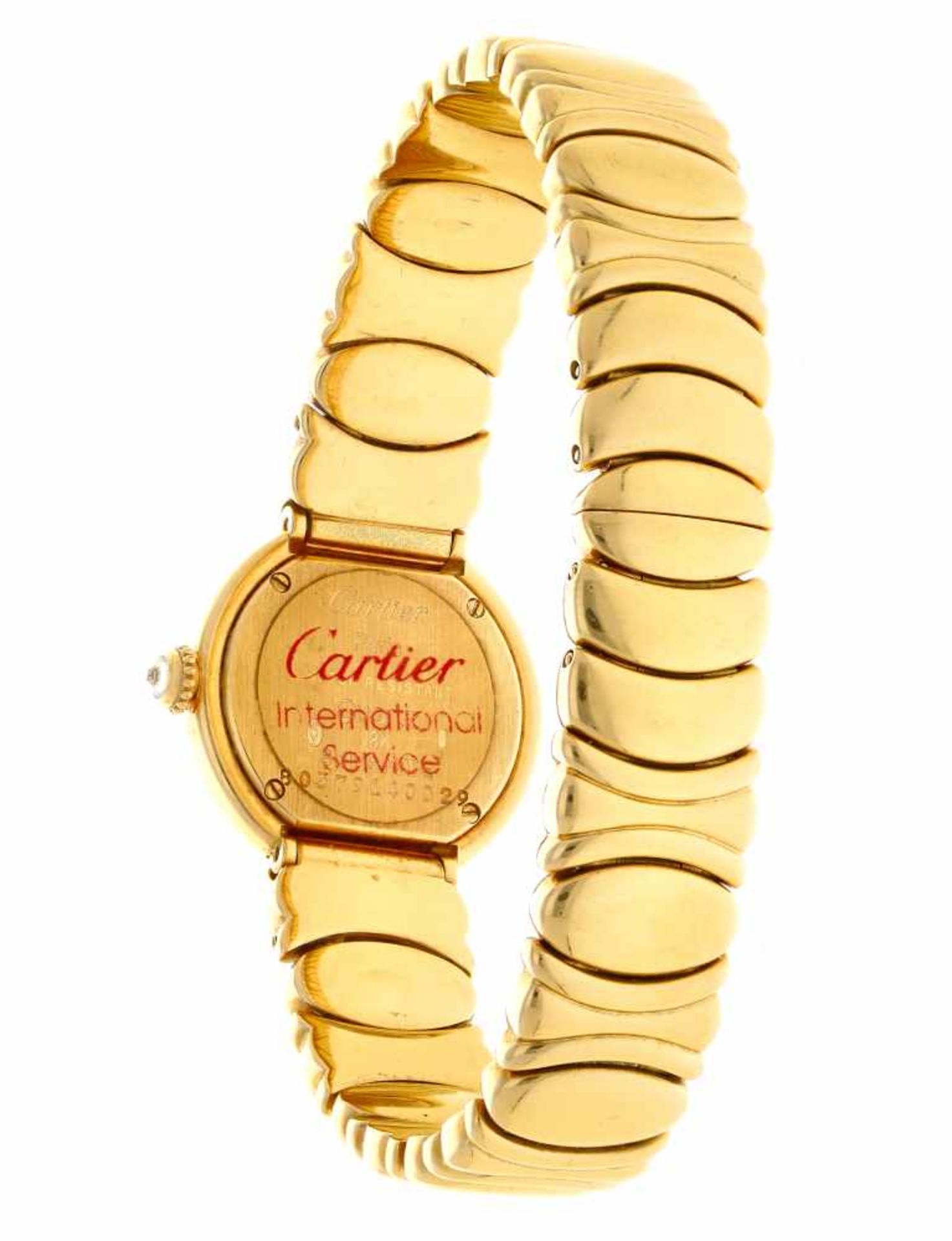 Cartier Colisee - Dameshorloge - Quartz - ca. 1995.Staat: 1 (zeer goed) - Materiaal kast: Geelgoud - - Bild 3 aus 5