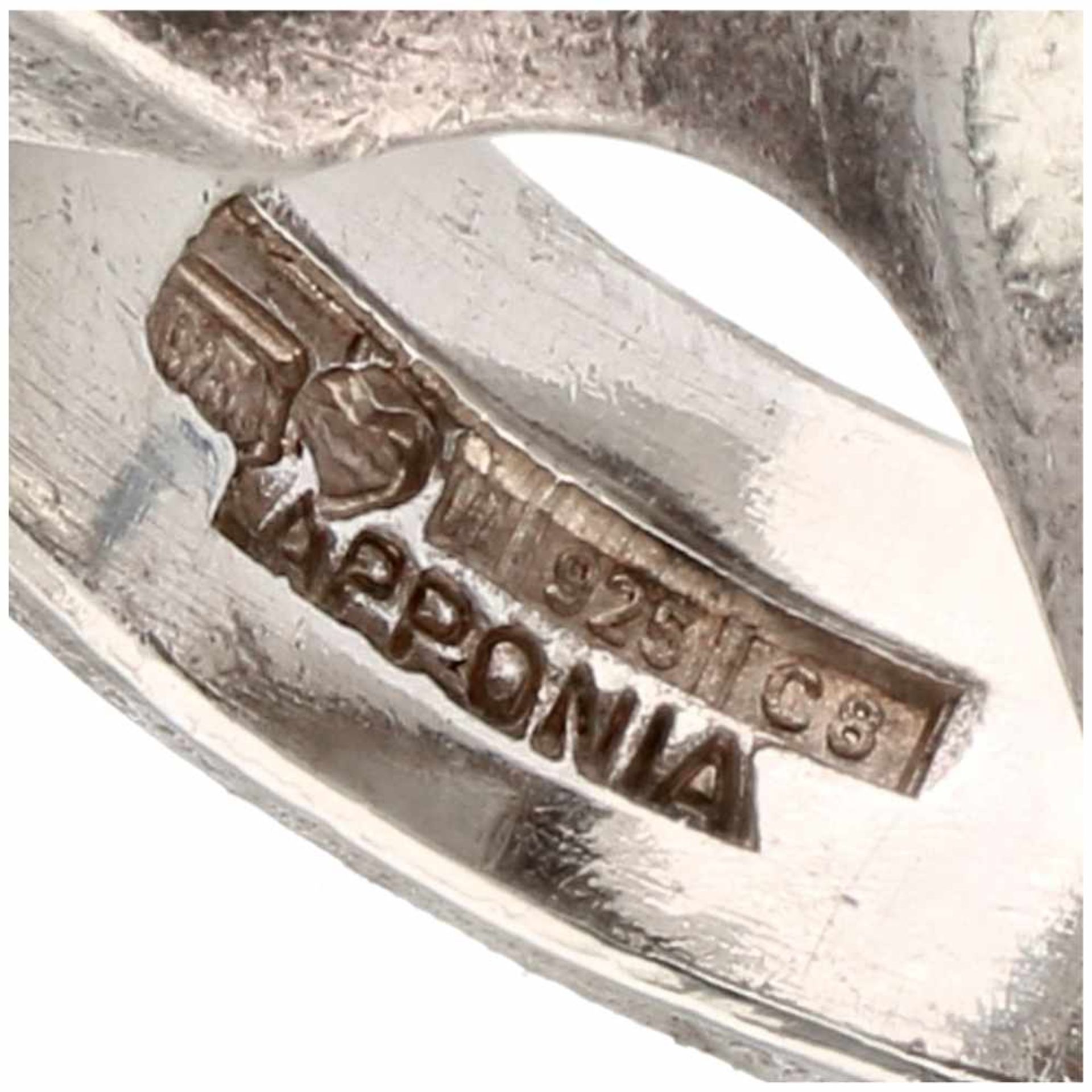 Zilveren Lapponia Pegasus ring - 925/1000.Designer: Björn Weckström, 1980. Ringmaat: 16 mm. Gewicht: - Bild 3 aus 3