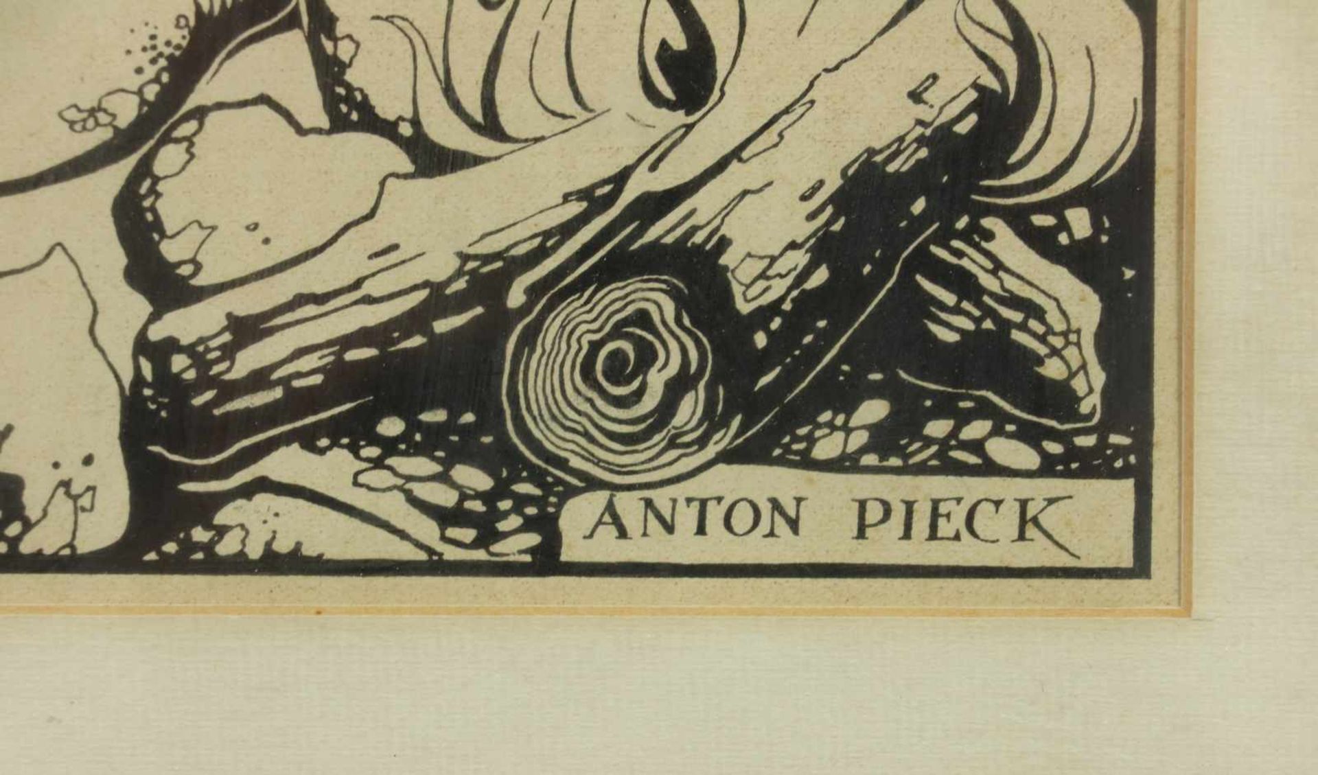Anton Pieck (Den Helder 1895 - 1987 Overveen). Bij de reuzenkoning (?), gesigneerd in het blok, - Bild 3 aus 4