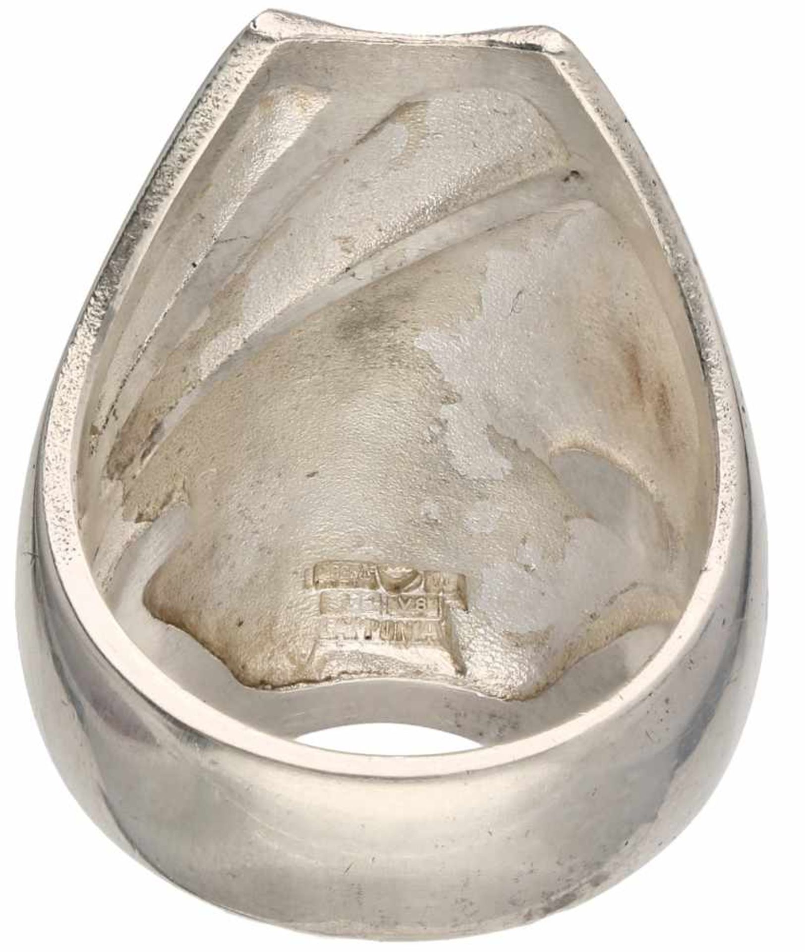 Zilveren Lapponia ring - 925/1000.Designer: Björn Weckström, 1998. Ringmaat: 17 mm. Gewicht: 11,8 - Bild 2 aus 3