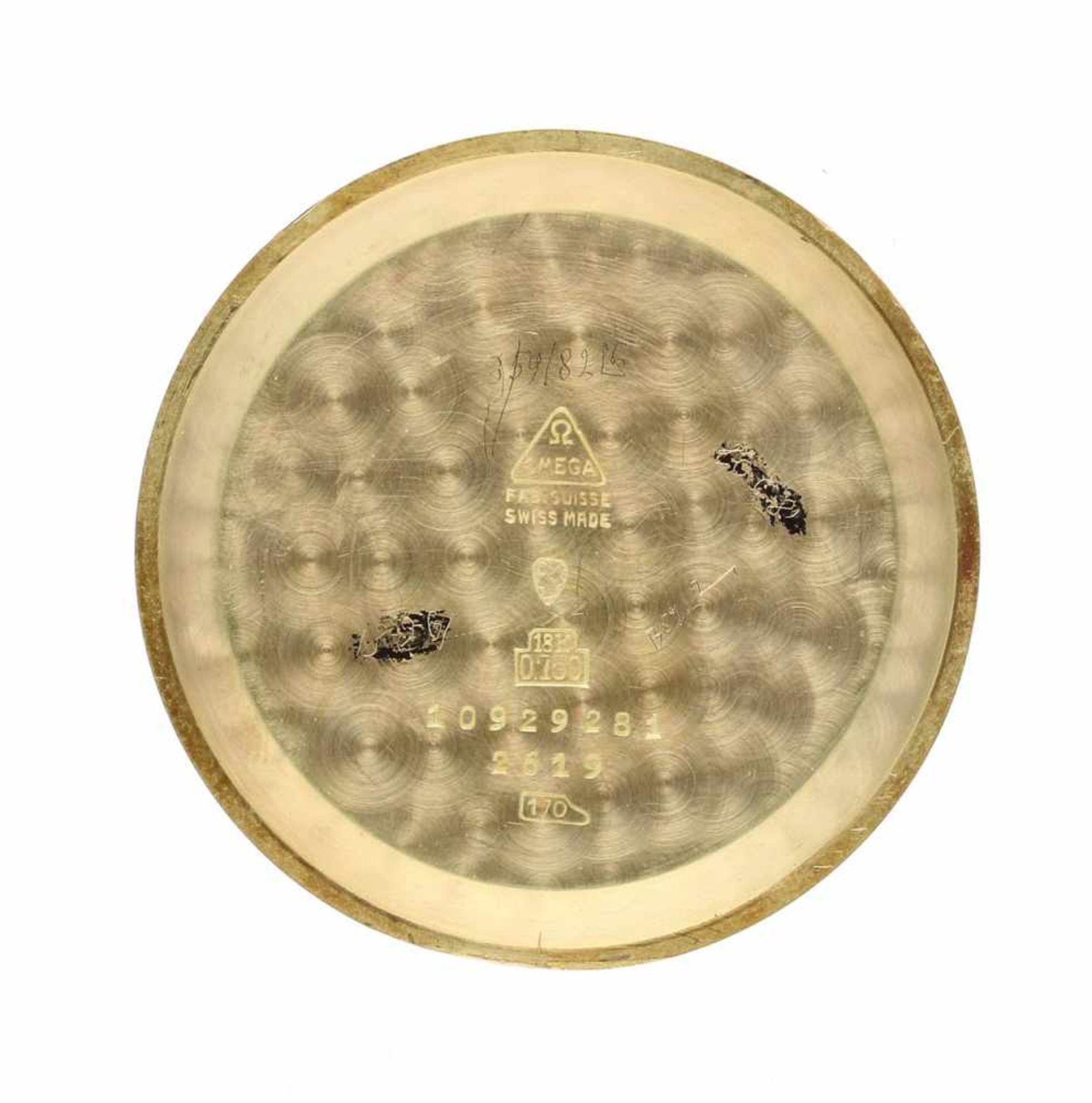 Omega vintage Jumbo Honeycomb 26192619 - Herenhorloge - Handopwindbaar - ca. 1947.Staat: 1 (zeer - Bild 7 aus 8