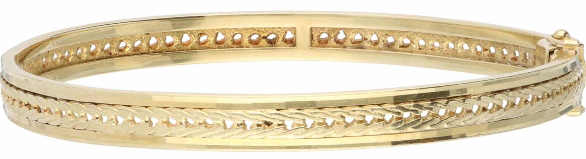 Geelgouden bangle armband - 14 kt. - Bild 2 aus 2