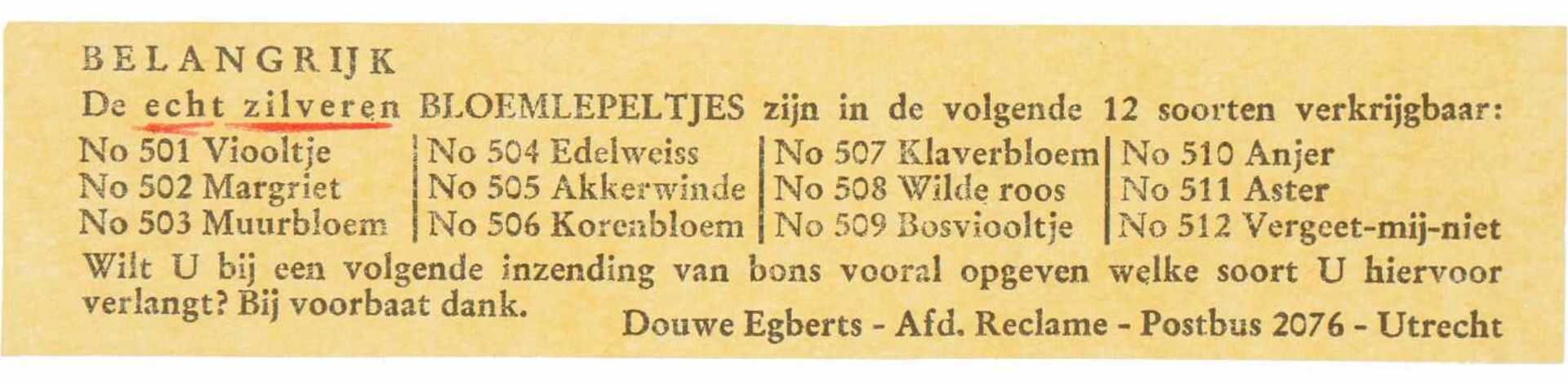 (12) Delig set bloem theelepeltjes zilver. - Bild 5 aus 5