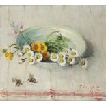 Lucie van Dam-van Isselt (Bergen op Zoom 1871 - 1949 Den Haag), Een stilleven van veldbloemetjes