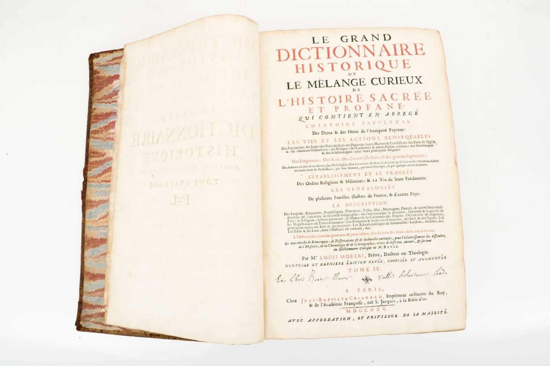 Louis Moreri (1643-1680) - Le grand dictionnaire historique ou Le mélange curieux de l'histoire - Bild 5 aus 5