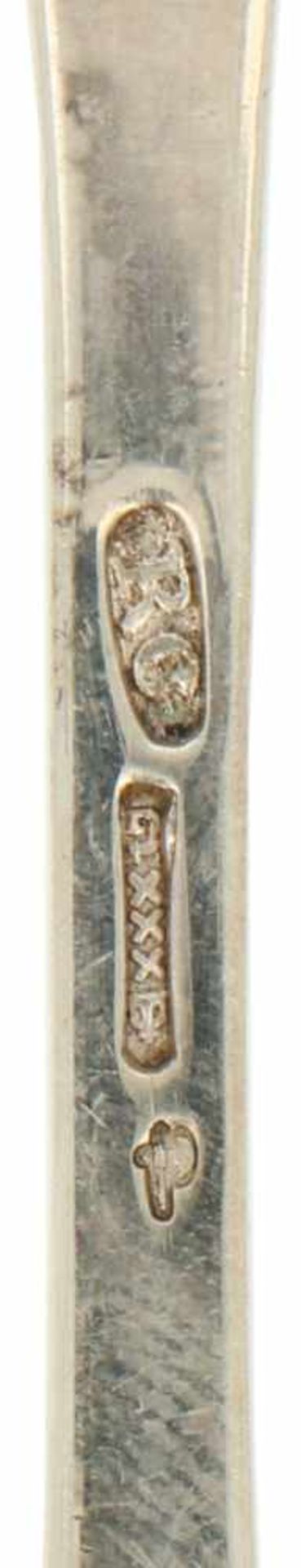 (5) Delig lot lepels en vorken (Roelof Gerrant 1785-1795) zilver. - Bild 3 aus 3