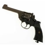 Een Enfield No 2 Mk 1 38 Top Break Revolver, Verenigd Koninkrijk.