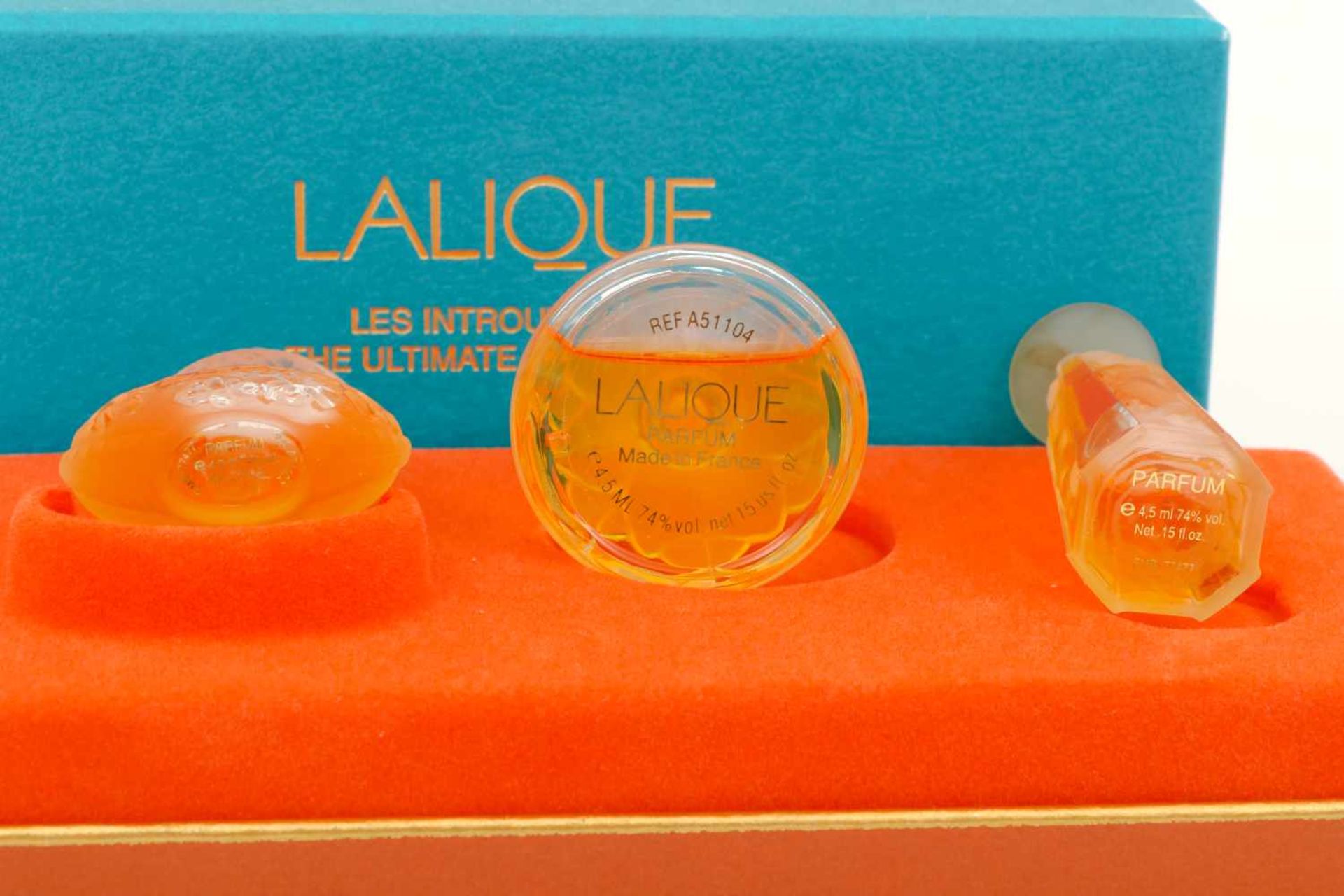 Een Lalique "Les Mascottes" -Miniatuur set. Gemerkt "Lalique France". - Bild 4 aus 5