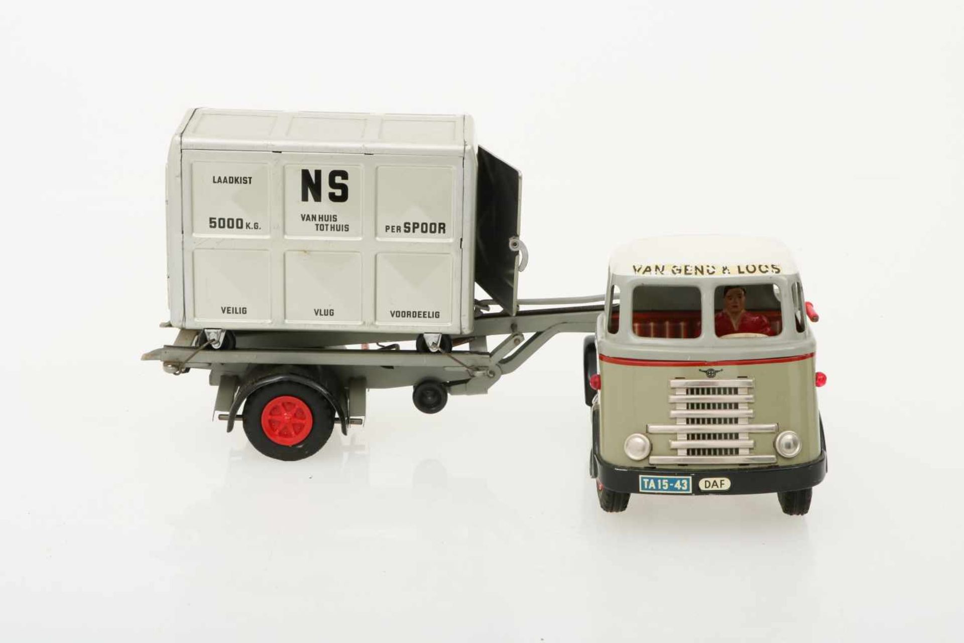 Arnold DAF truck van Gend & Loos met container NS van huis tot huis. - Bild 4 aus 5