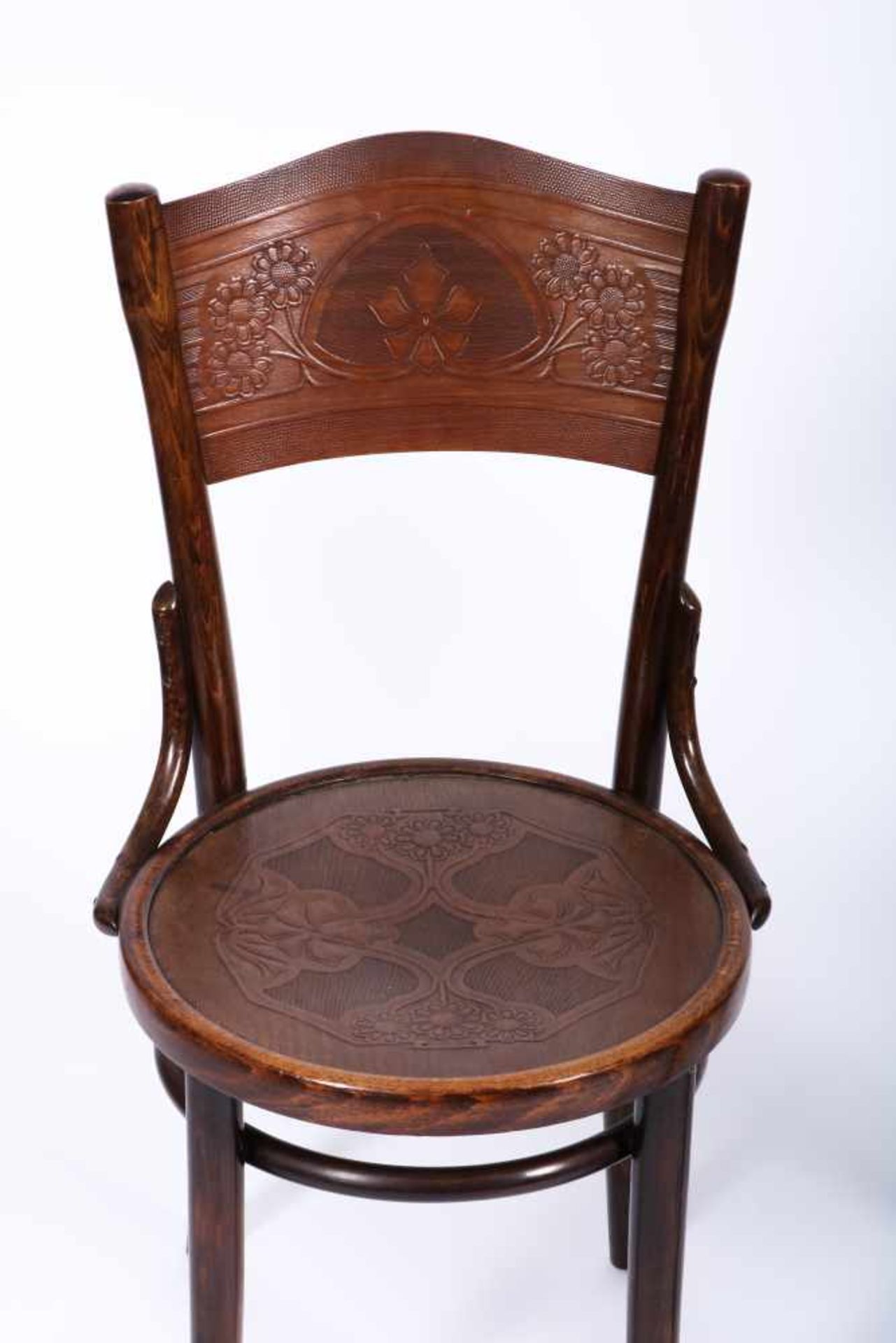 (2) Delige set Thonet stoelen model 219, Hongarije, ca. 1920. - Bild 2 aus 6