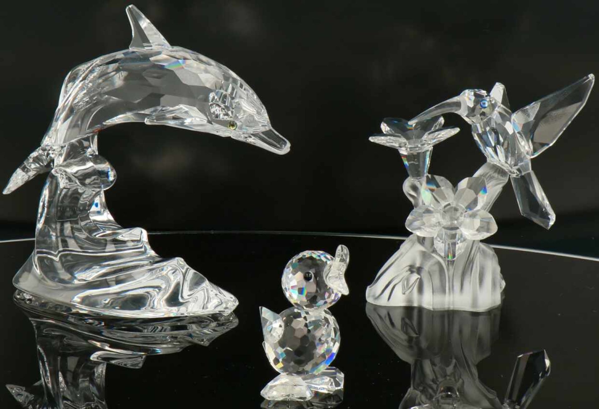 (3) delig lot Swarovski dier figuren.