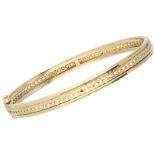 Geelgouden bangle armband - 14 kt.