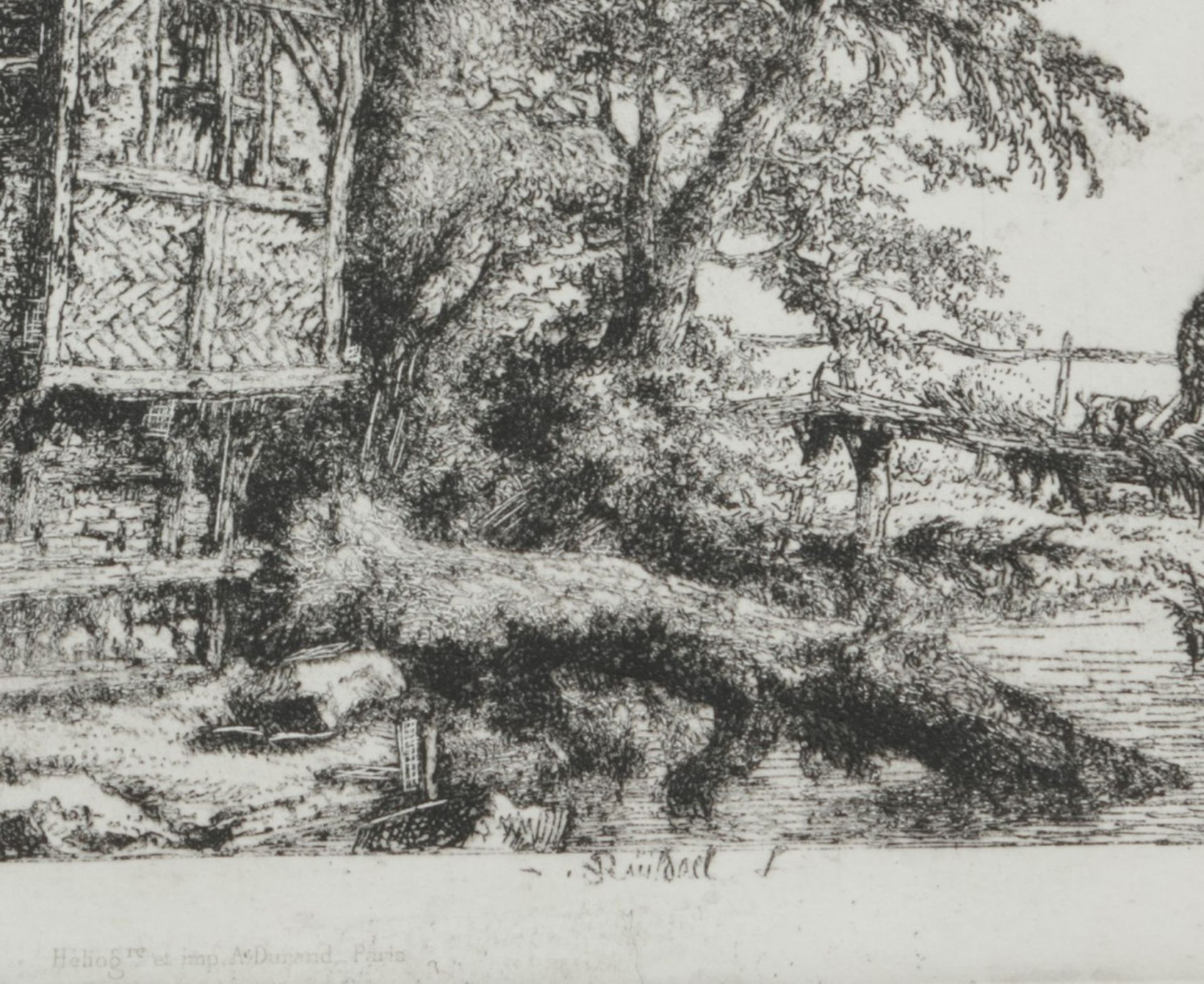 Jacob van Ruysdael (Haarlem 1628 - 1682 Amsterdam), De kleine Brug. - Bild 3 aus 4