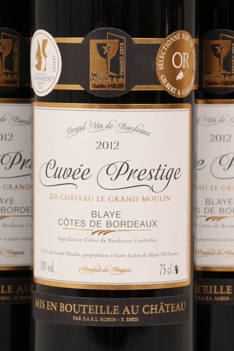 (11x) Du Château le Grand Moulin - Cuvée Prestige - 2012. - Image 2 of 2