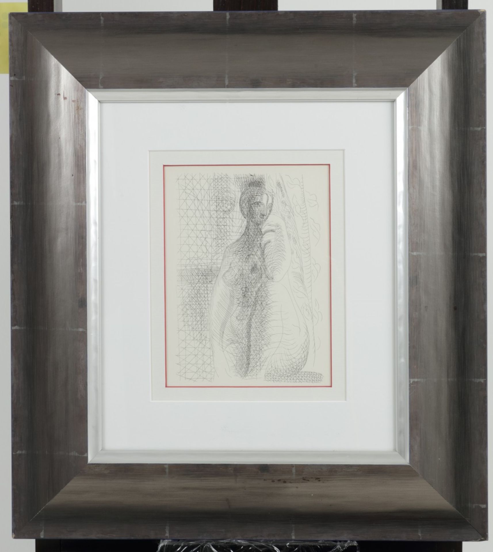 Picasso, Pablo (1881-1973) "Seated Nude", naar ets uit 1931, herkomst: 'Suite Vollard'1956, druk: Ve - Bild 2 aus 3
