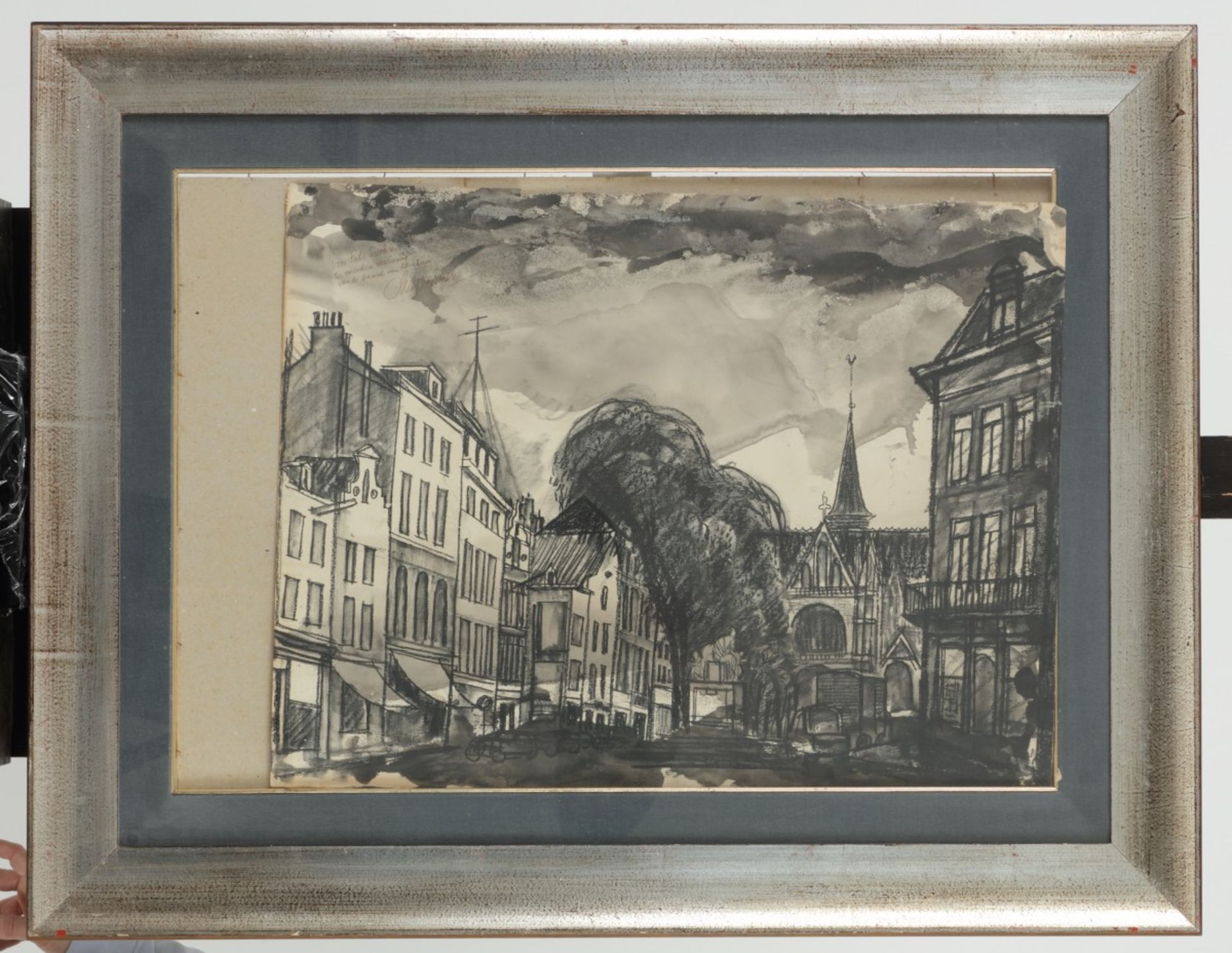 Charles Eyck (Meerssen 1897 - 1983 Nuth), gezicht in Maastricht. - Bild 2 aus 4