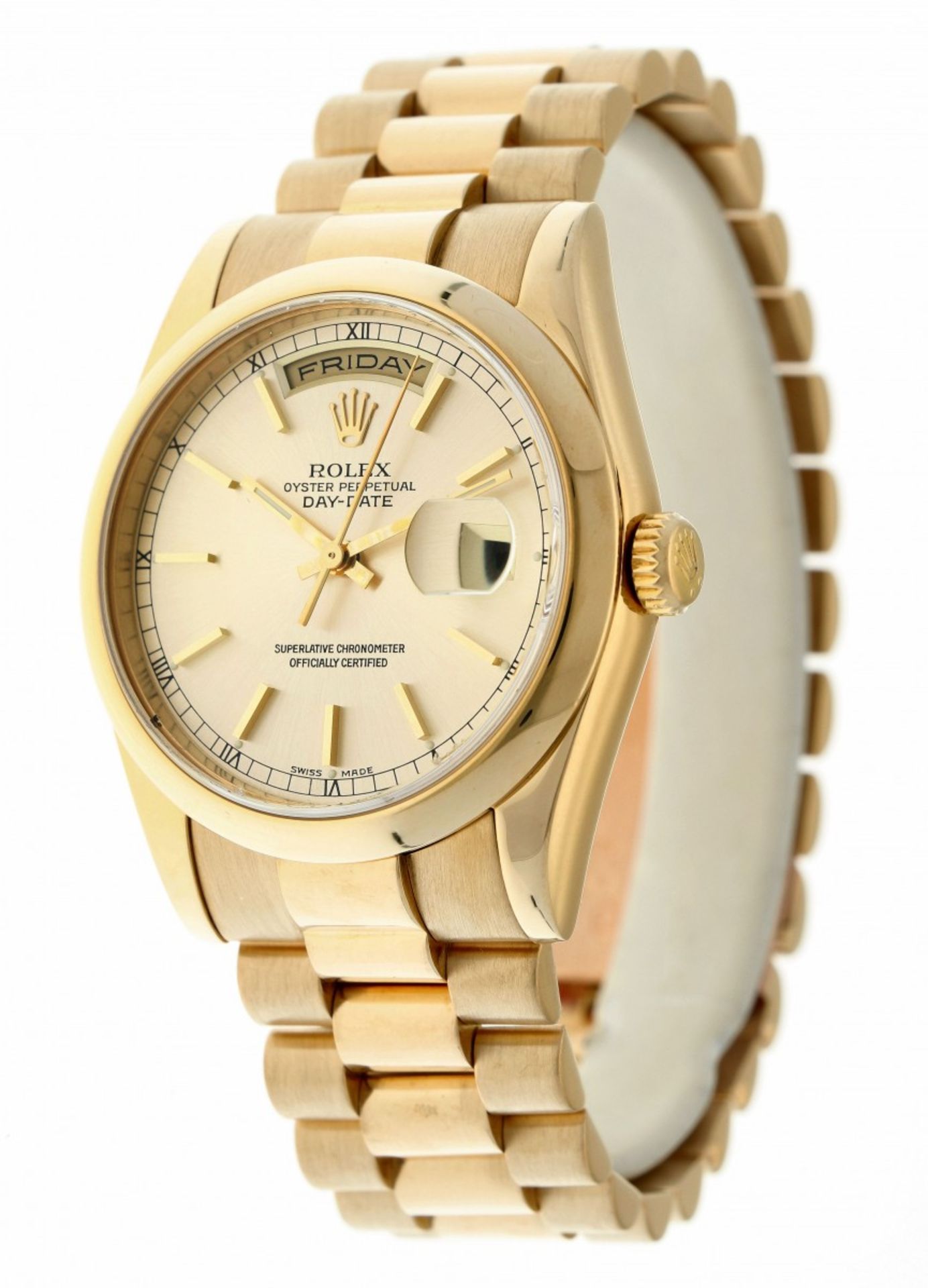 Rolex Day Date 118208 - Herenhorloge - ca. 2000. - Bild 2 aus 5