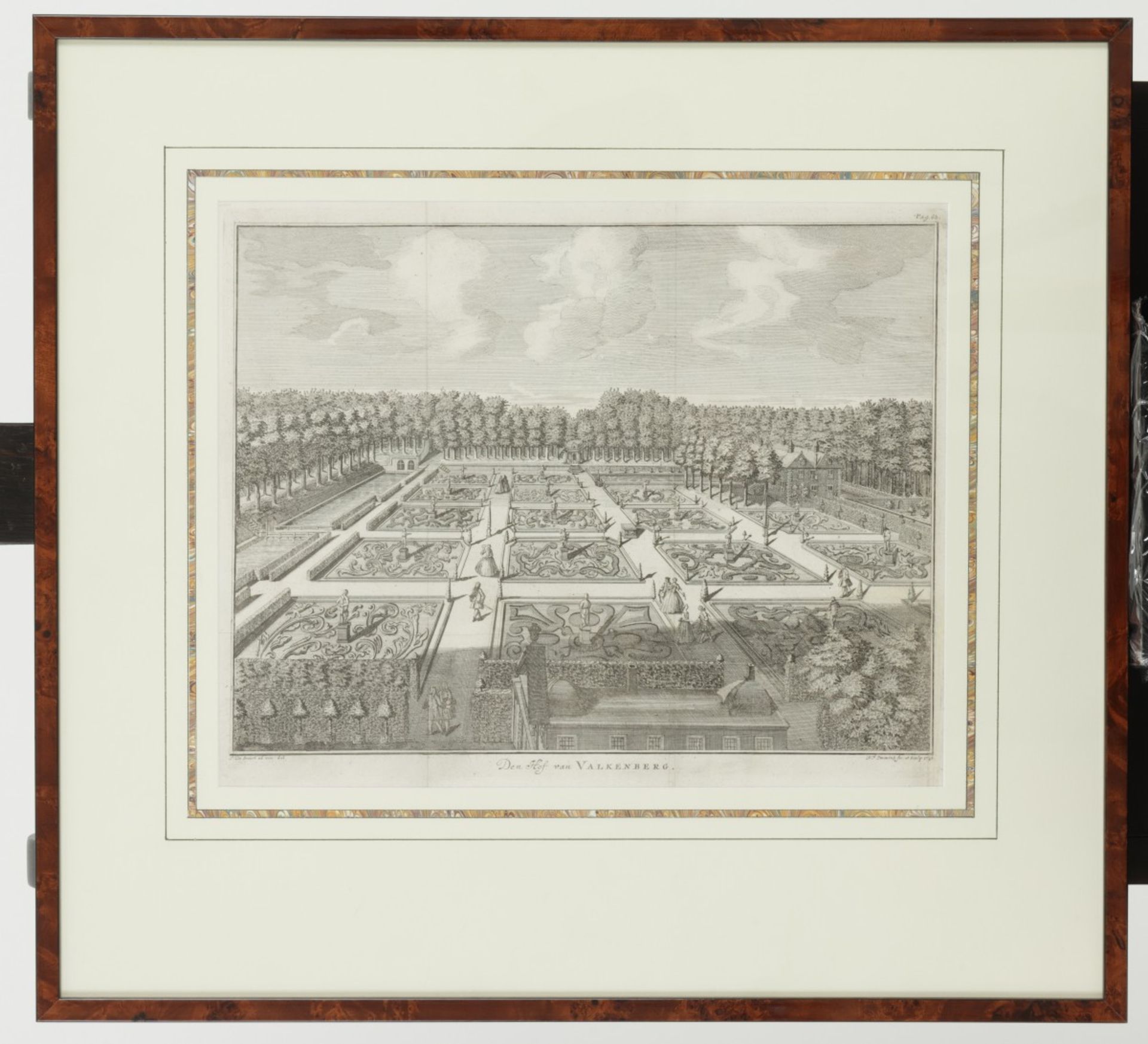 Kopergravure "beschrijving der Stadt en Lande van BREDA", Thomas Ernst van Goor 1744 - Bild 2 aus 3