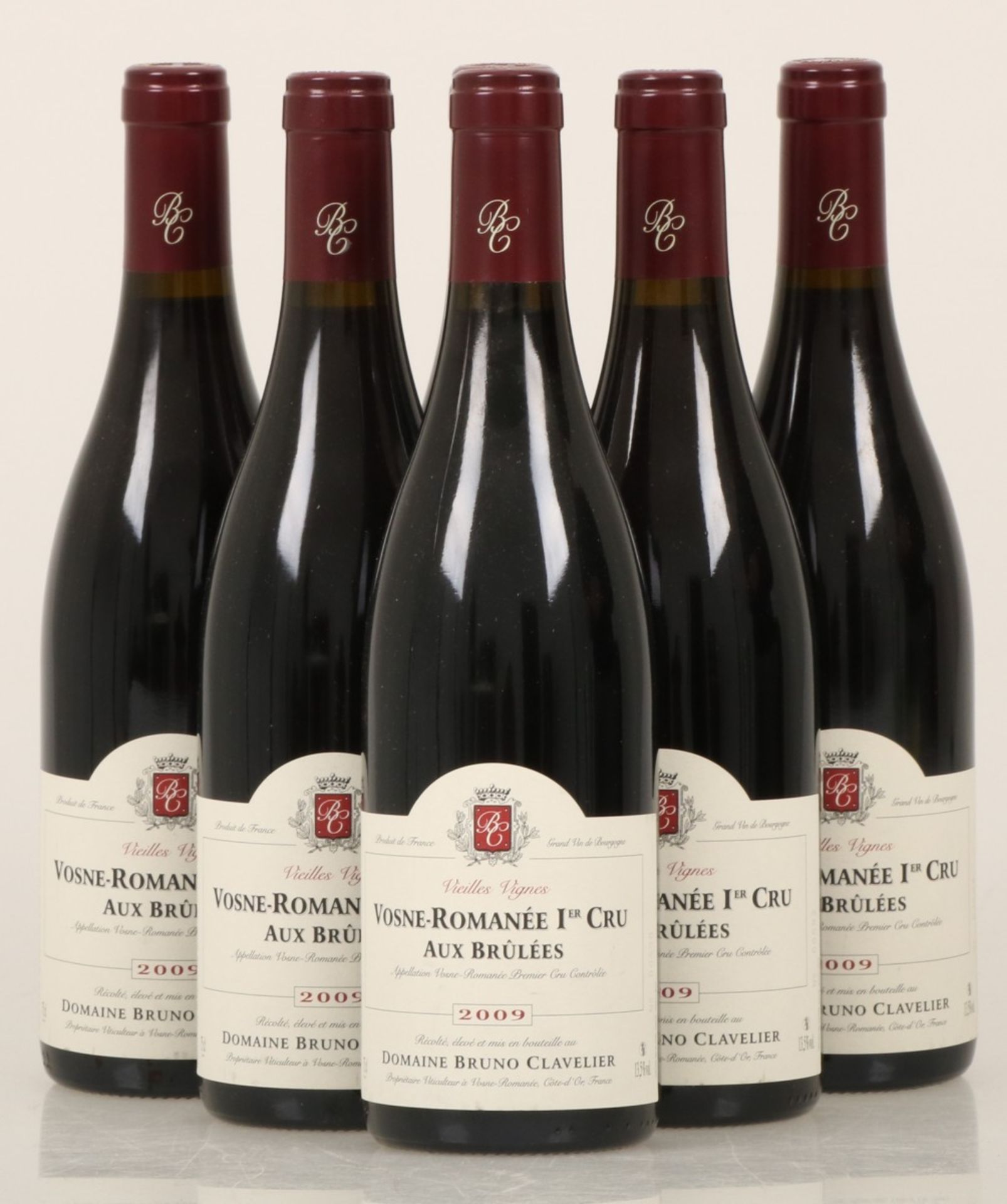 (6) Domaine Bruno Clavelier Vosne-Romanée - 1e cru - Aux Brûlées - 2009.