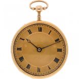 Gouden zakhorloge met kwartierrepetitie - ca. 1815.