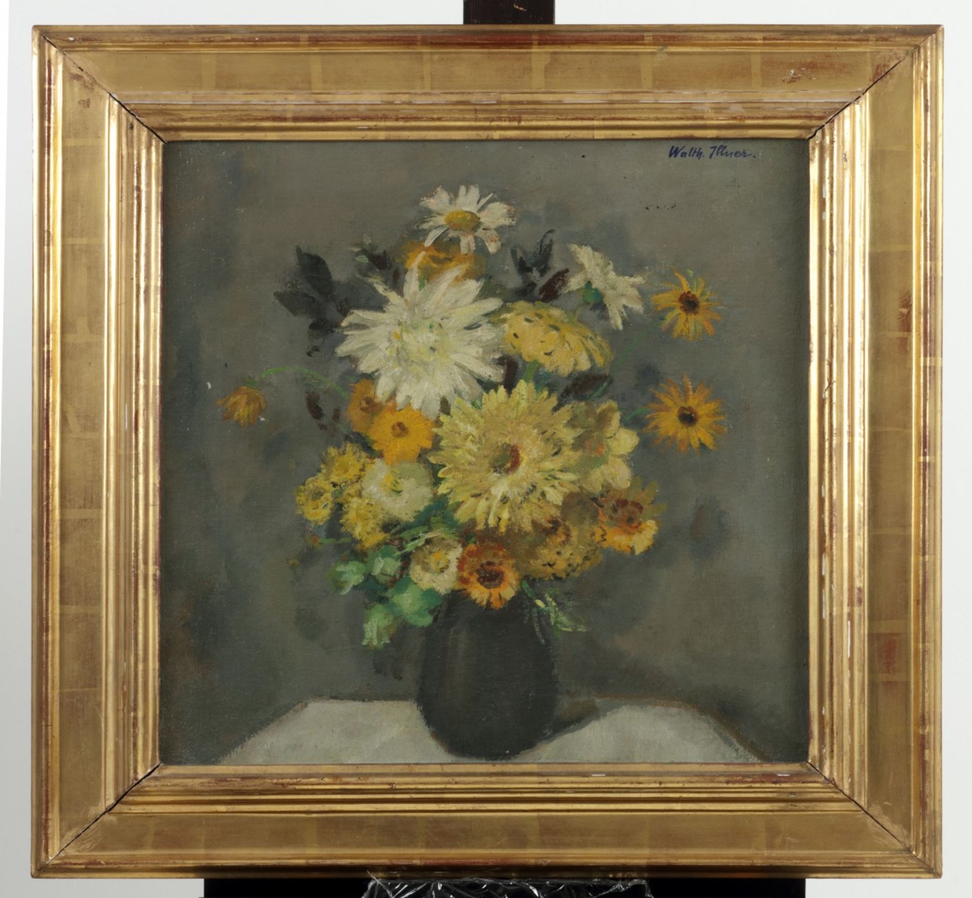 Walther Illner(1874-?), stilleven van bloemen. - Bild 2 aus 4