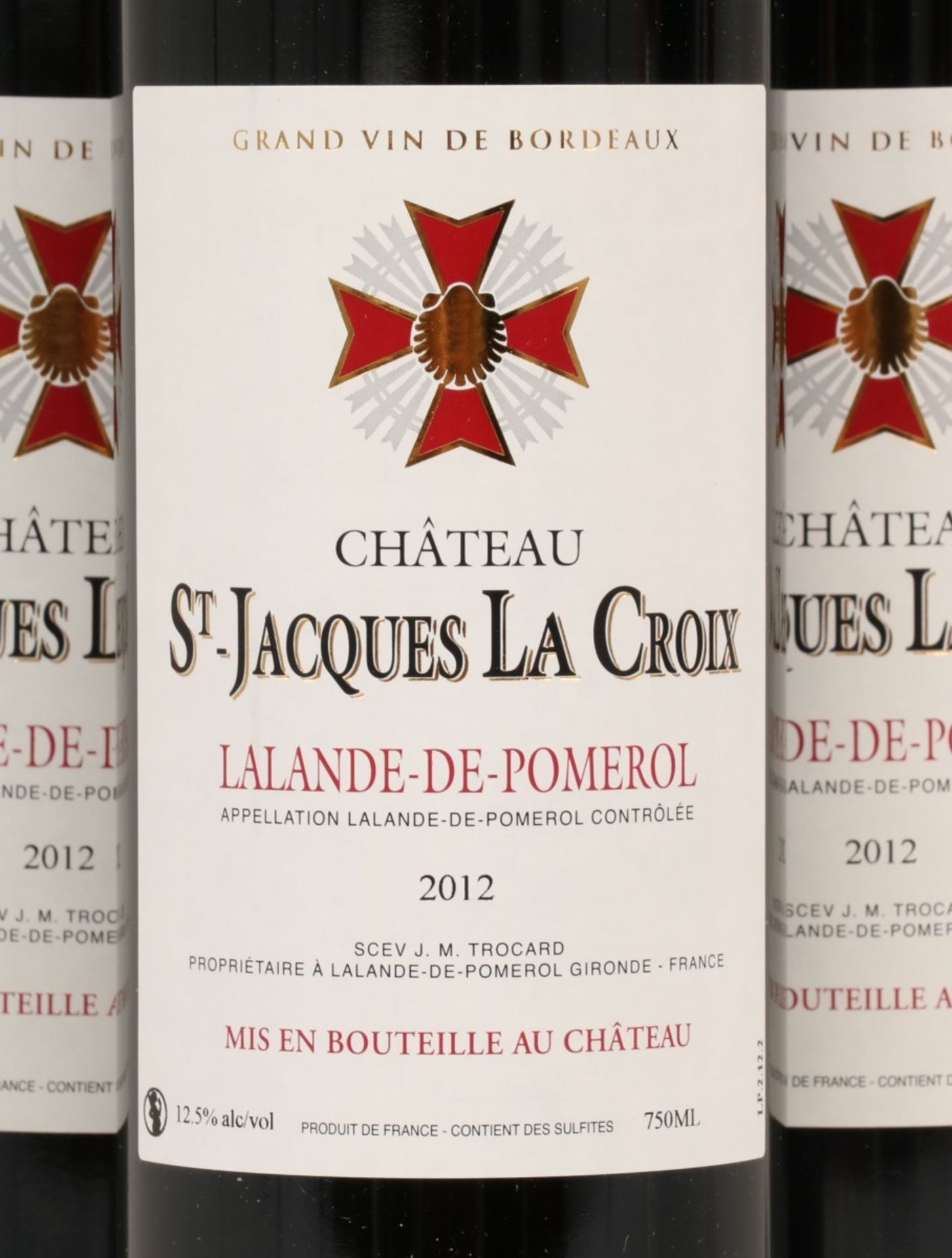 (6) Château St-Jacques la Croix - Lalande-de-Pomerol - 2012. - Bild 2 aus 2