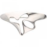 Zilveren Georg Jensen no.325 Amoeba broche - 925/1000.