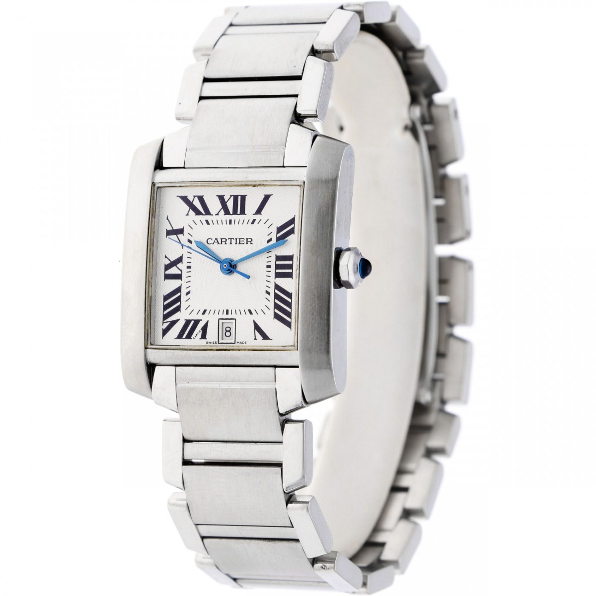 Cartier Tank Francaise 2302 - Herenhorloge - ca. 2000 - Bild 2 aus 6