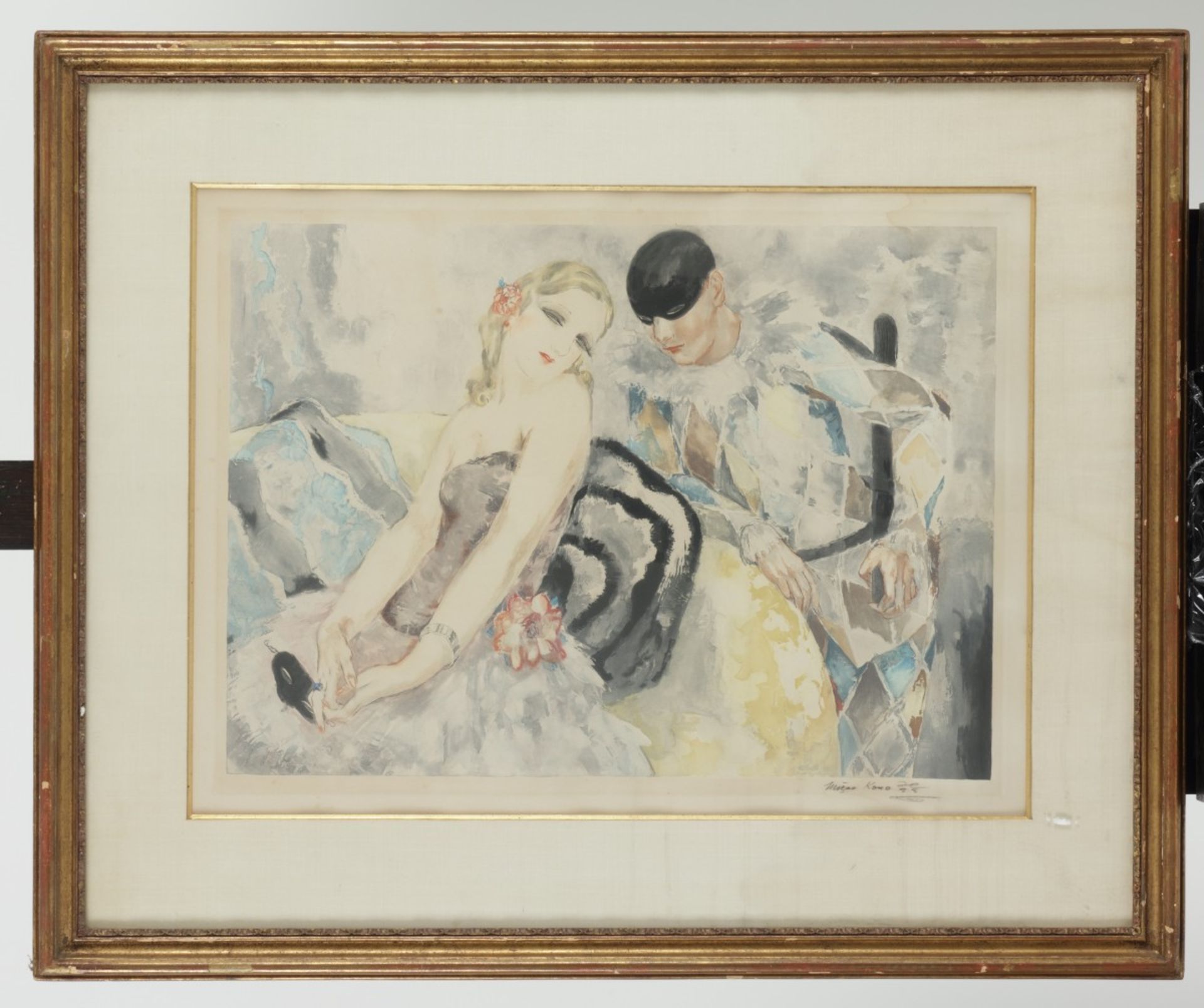 Micao Kono (1876-1954), Arlequin et Colombine - Bild 2 aus 4