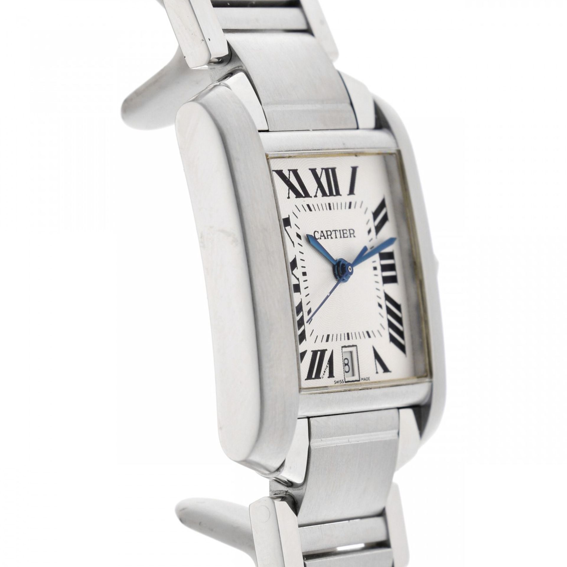 Cartier Tank Francaise 2302 - Herenhorloge - ca. 2000 - Bild 4 aus 6