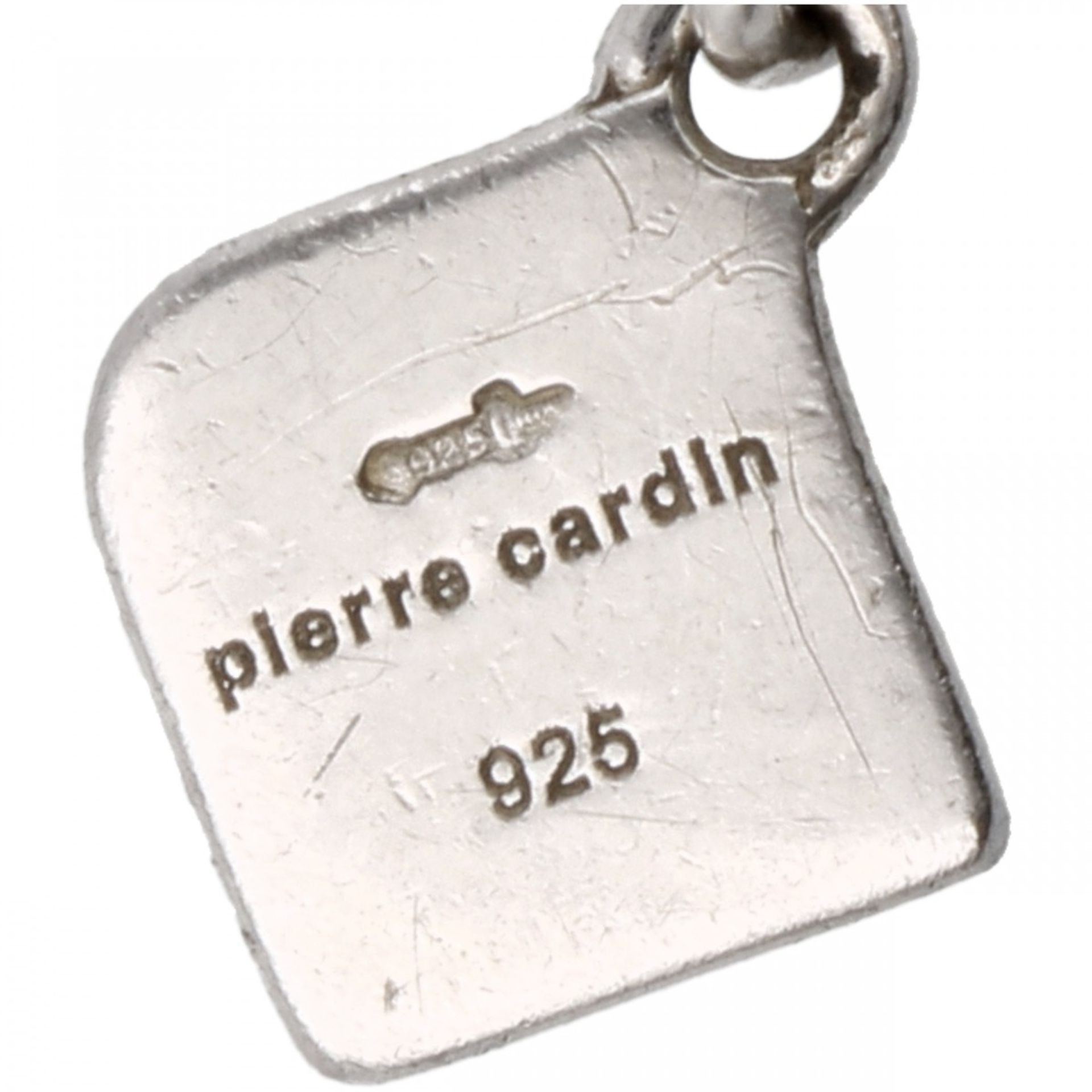 Zilveren Pierre Cardin collier, met zirkonia - 925/1000. - Bild 3 aus 3