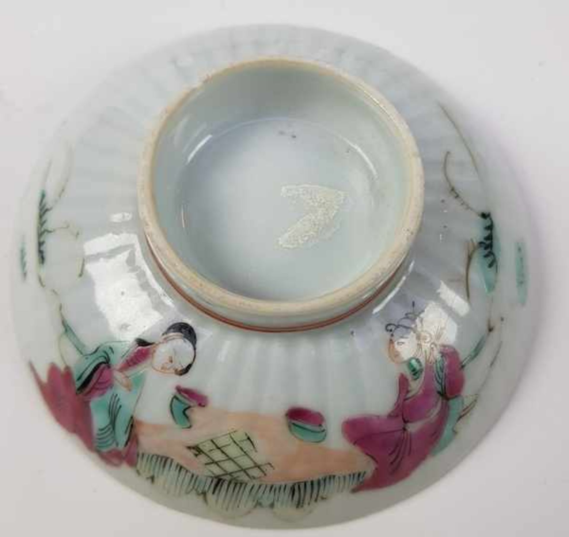 (Aziatica) Porseleinen borden, deksel en een schotel, China, 18e en 19e eeuw - Bild 6 aus 6