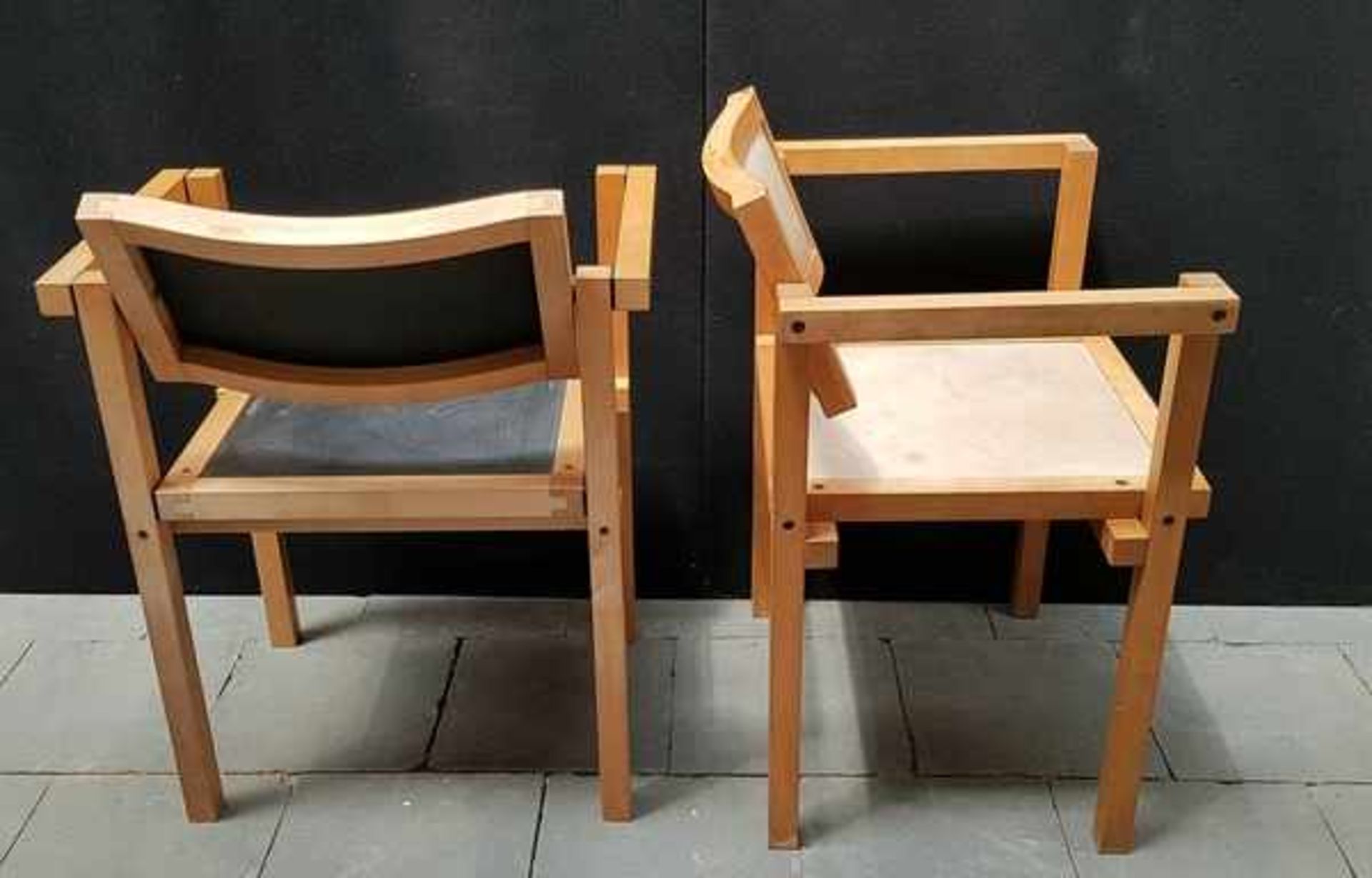 (Design) Bureau met twee stoelen, design Jan van OpzeelandBureau met twee stoelen ontworpen door Jan - Image 5 of 13