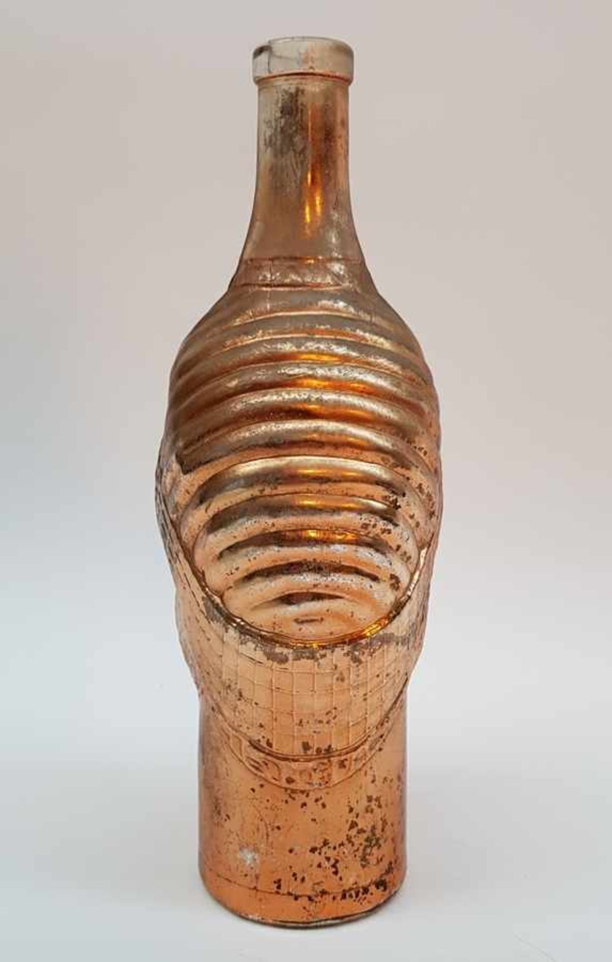 (Design) Glazen schalen, fles en glazen hoornTwee glazen schalen, fles en glazen hoorn. Conditie: - Image 2 of 13