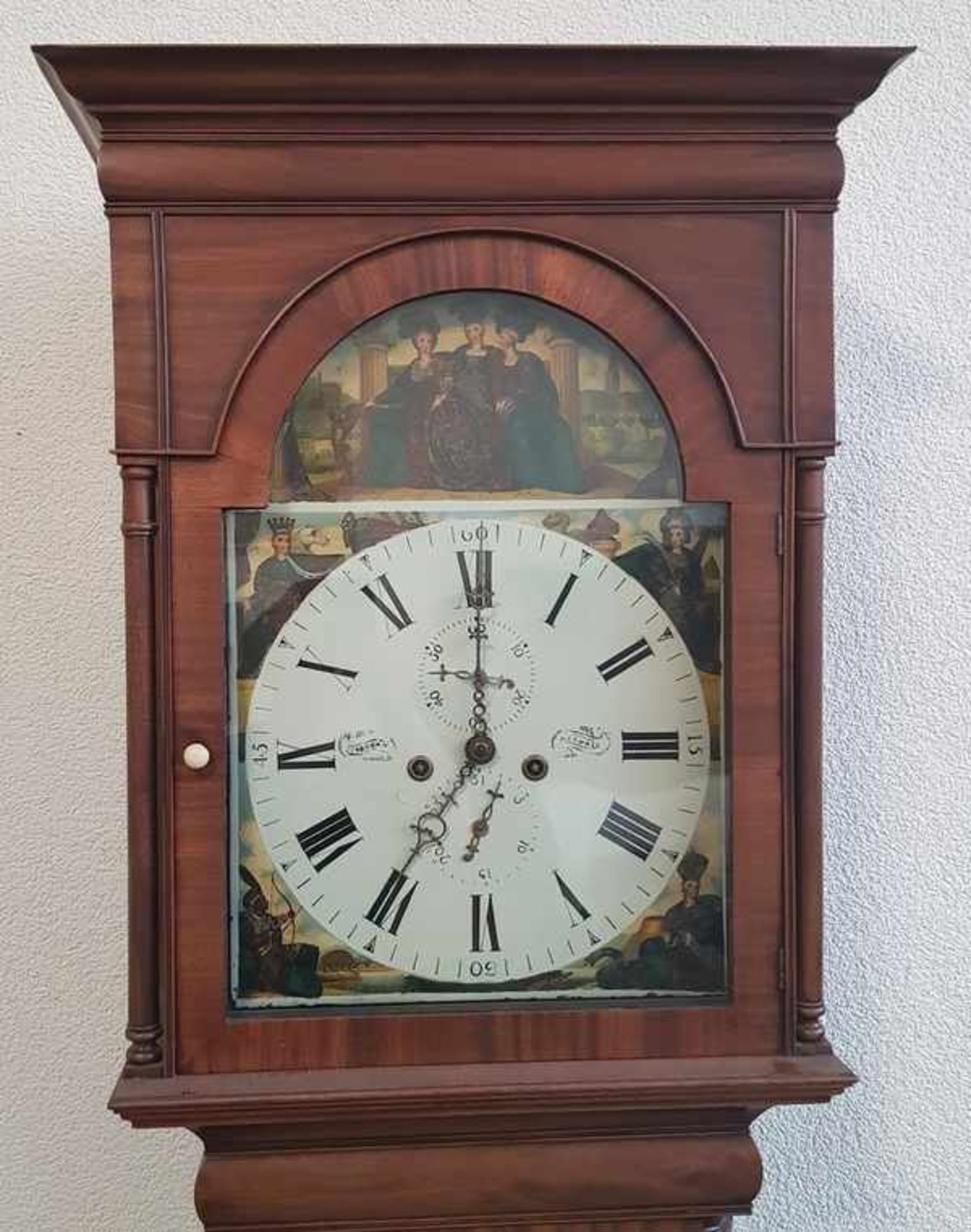 (Antiek) Staand horloge George BrownSchots staand horloge, George Brown, Airdrie Schotland, eerste - Bild 2 aus 12