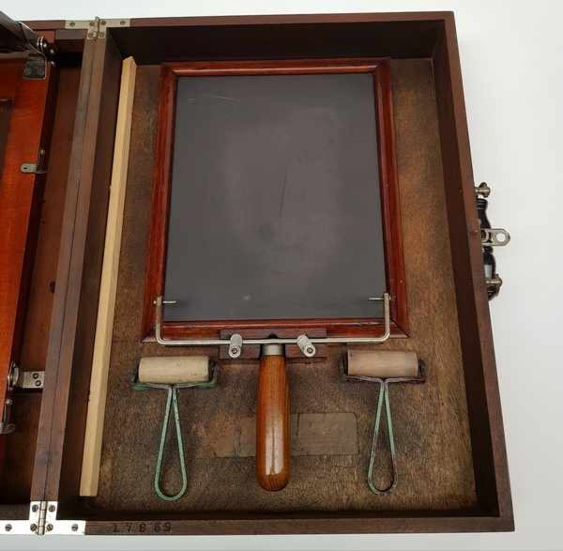 (Curiosa) Ellams Duplicator LondonStencil apparaat in mahoniehouten kist van Ellams Duplicator - Image 4 of 10