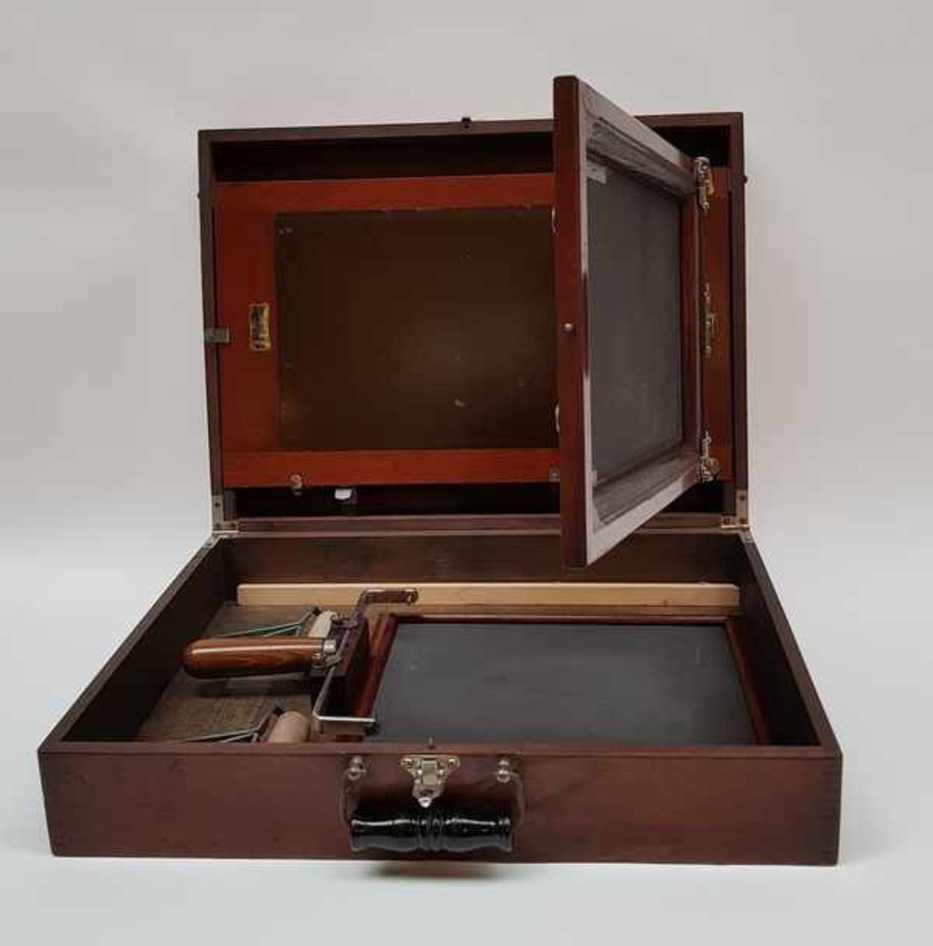 (Curiosa) Ellams Duplicator LondonStencil apparaat in mahoniehouten kist van Ellams Duplicator - Bild 3 aus 10