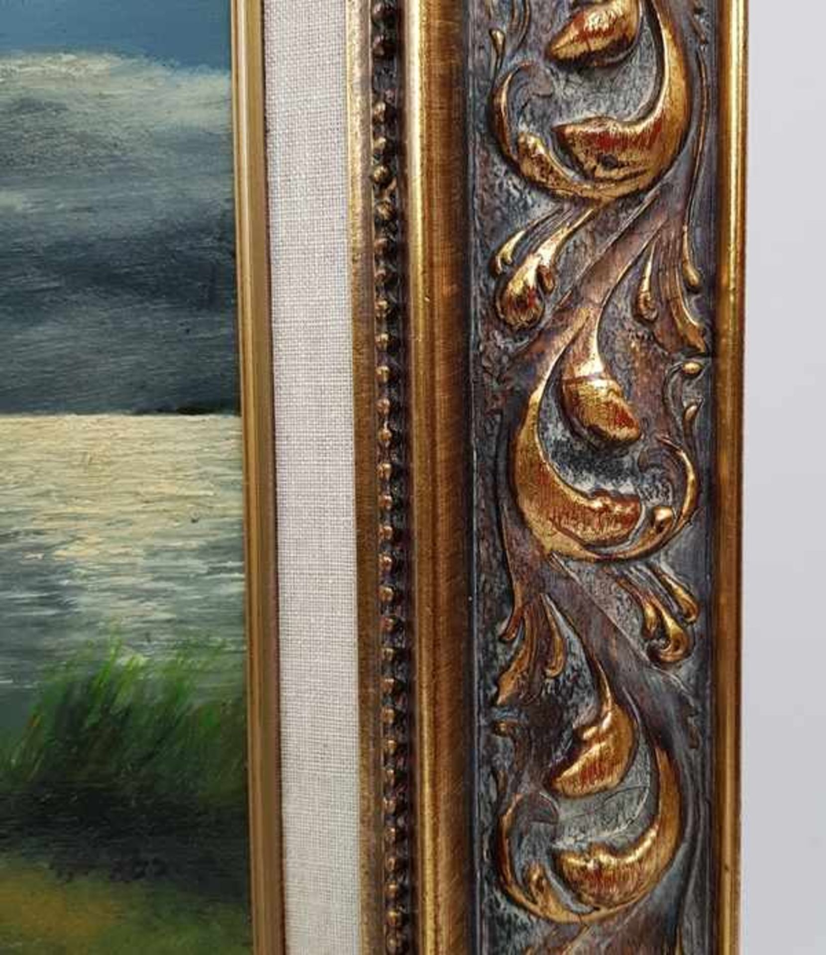 (Kunst) Schilderij, olieverf op board, gesigneerd H.H. RosSchilderij "molen aan het water bij - Bild 4 aus 5