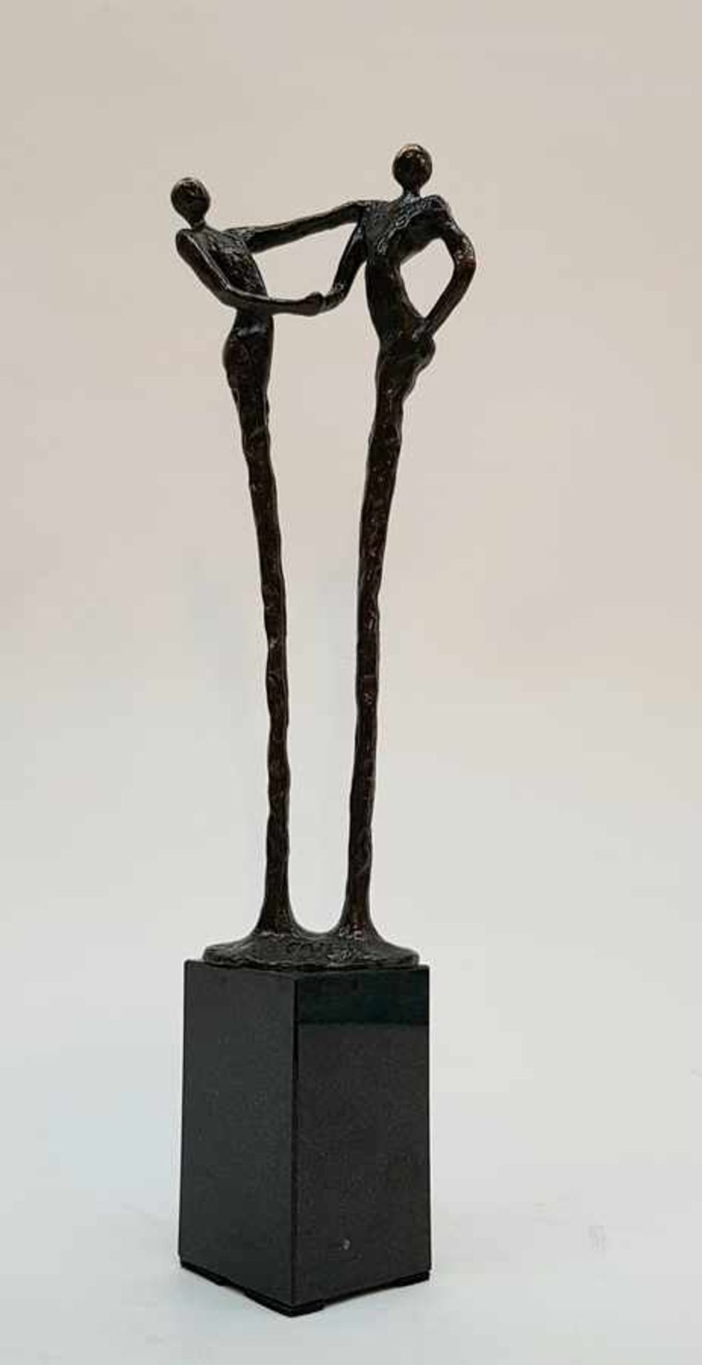 (Kunst) Beelden brons, gesigneerd CanBeeld met twee figuren is gesigneerd met Can, Corry van - Bild 12 aus 13