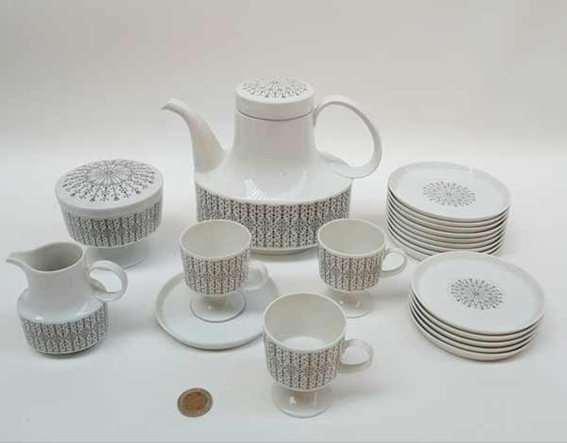 (Design) Porseleinen servies Rosenthal DuitslandServies van Rosenthal waaronder een koffiepot, - Bild 2 aus 9