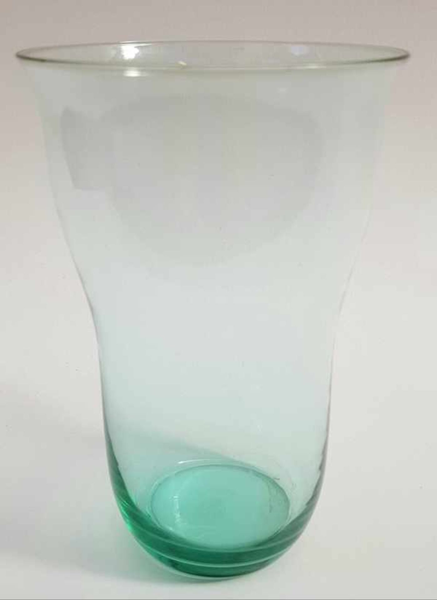 (Toegepaste kunst) Waterglas Jaap Gidding, LeerdamTurquoise waterglas, ontworpen door Jaap - Bild 3 aus 4