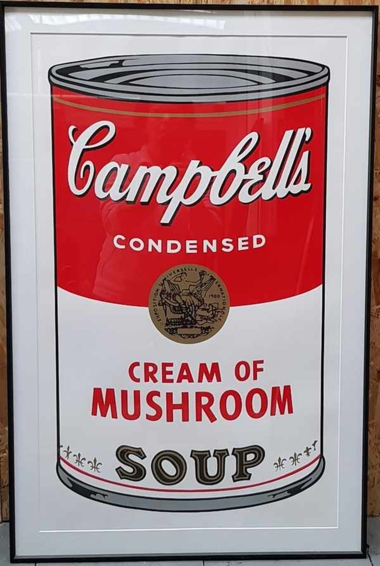(Kunst) Zeefdruk "Cream of mushroom" Andy WarholZeefdruk "Cream of mushroom" uit serie 1 Campbell' - Image 2 of 2