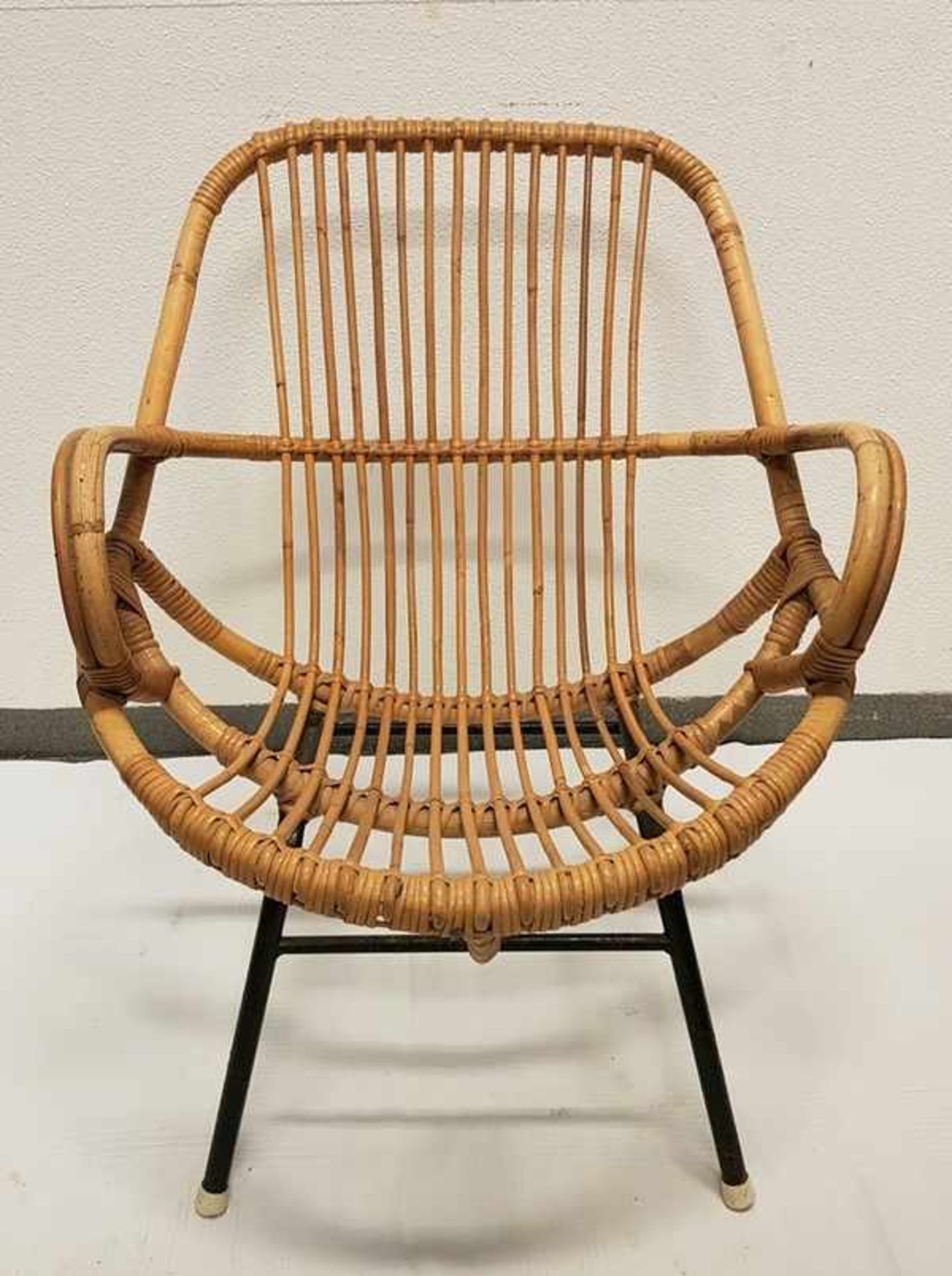 (Design) Lot diverse rotan meubelen van Rohé, NoordwoldeRotan meubelen bestaande uit drie stoelen, - Bild 7 aus 12