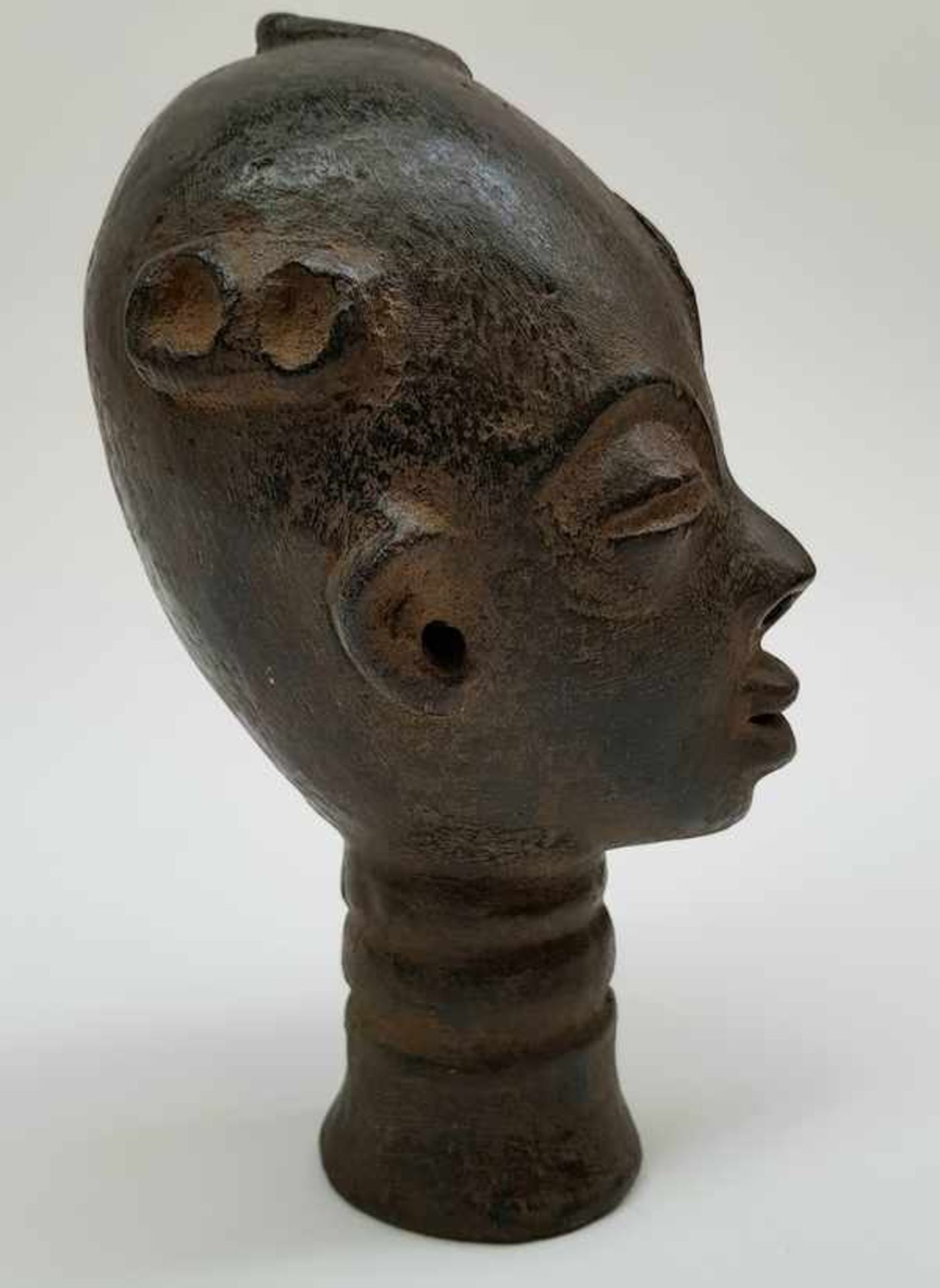 (Etnografica) Terracotta, Ashanti hoofd, Chana Afrika.Terracotta, Ashanti hoofd, Chana Afrika. - Bild 4 aus 9