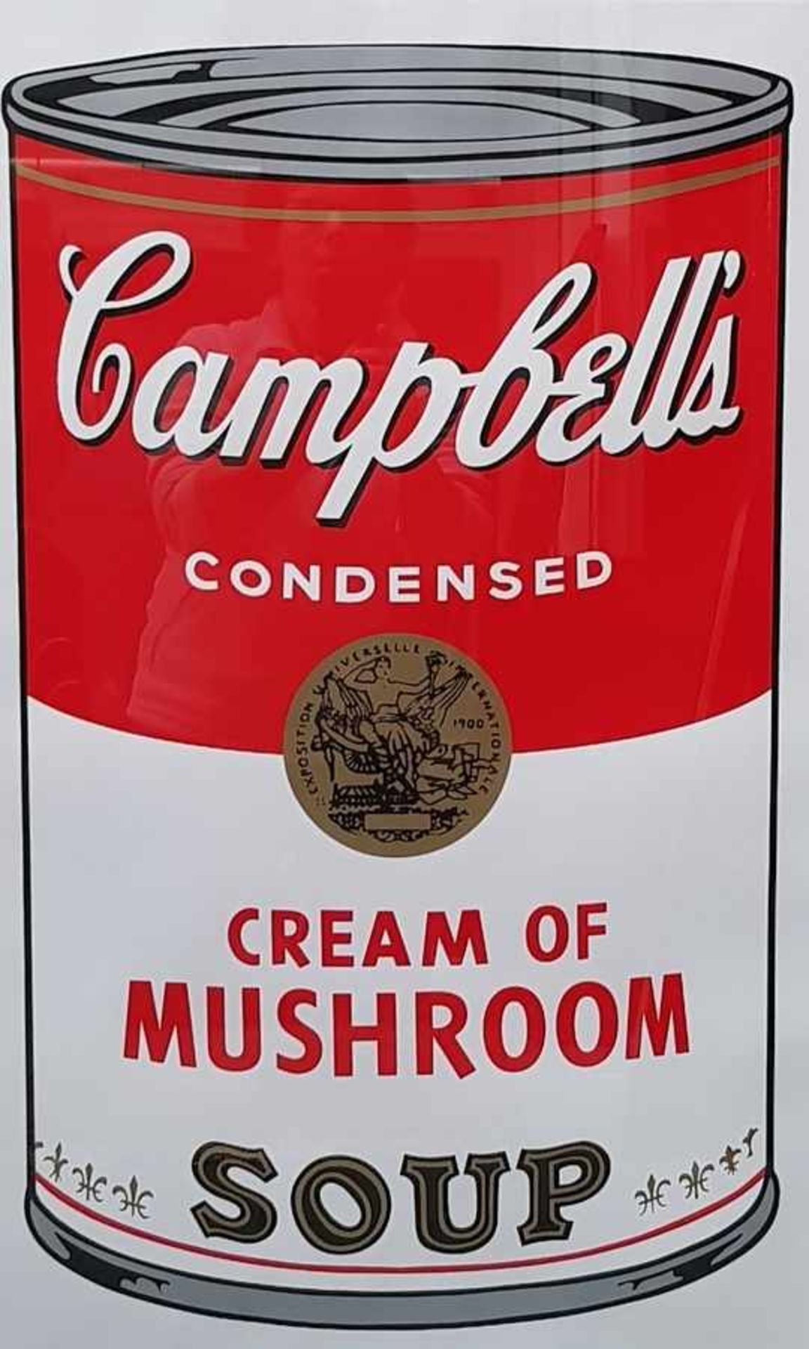 (Kunst) Zeefdruk "Cream of mushroom" Andy WarholZeefdruk "Cream of mushroom" uit serie 1 Campbell'