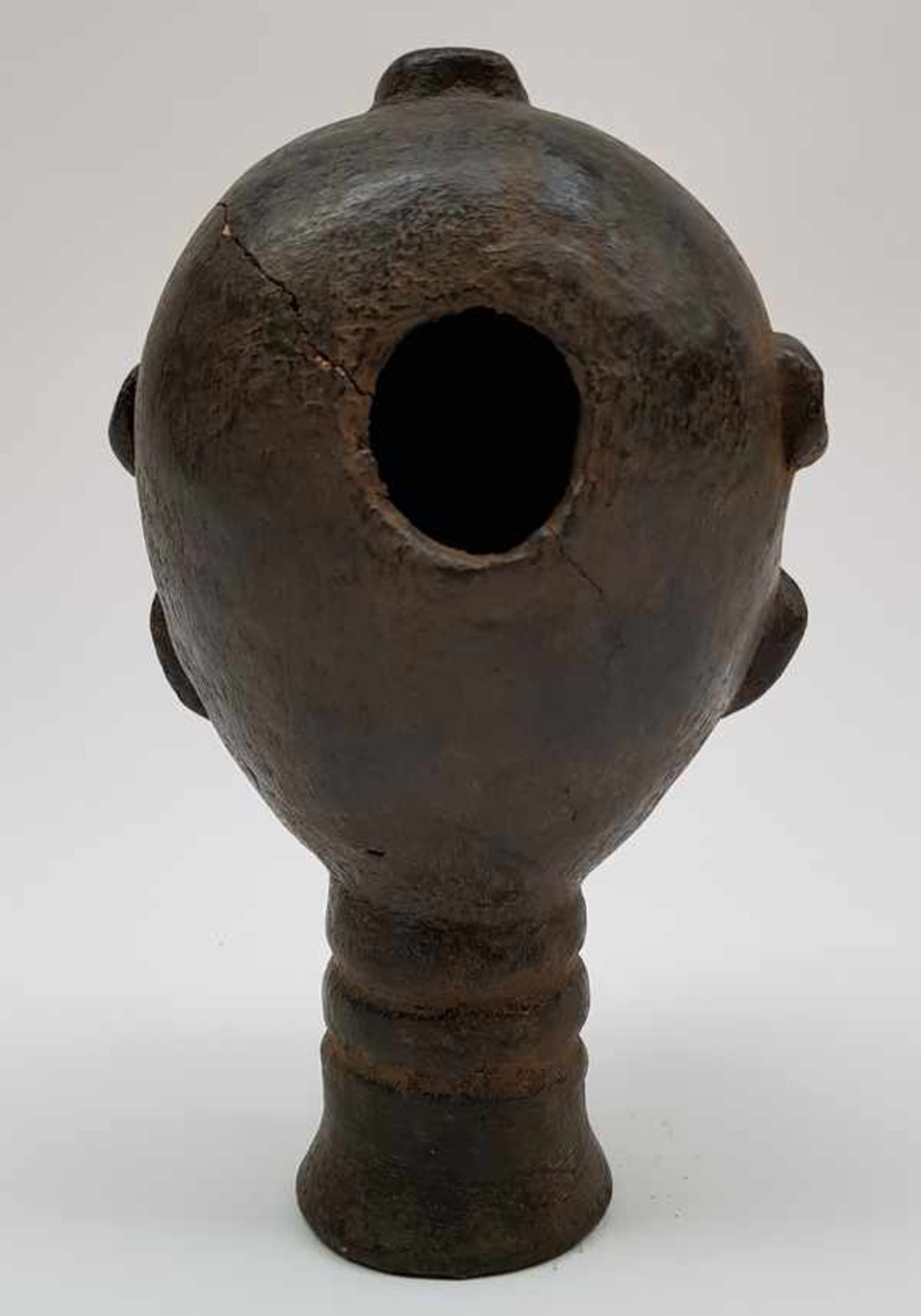 (Etnografica) Terracotta, Ashanti hoofd, Chana Afrika.Terracotta, Ashanti hoofd, Chana Afrika. - Image 3 of 9