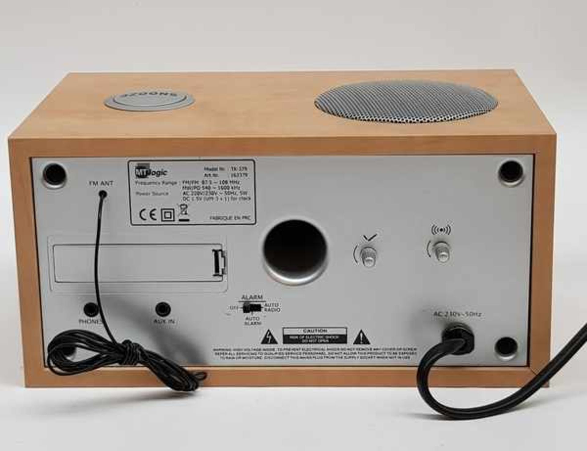 (Design) Radio MT LogicRadio MT Logic fm/am 220 volt. Conditie: Goed, in werkende staat. Afmetingen: - Bild 6 aus 7