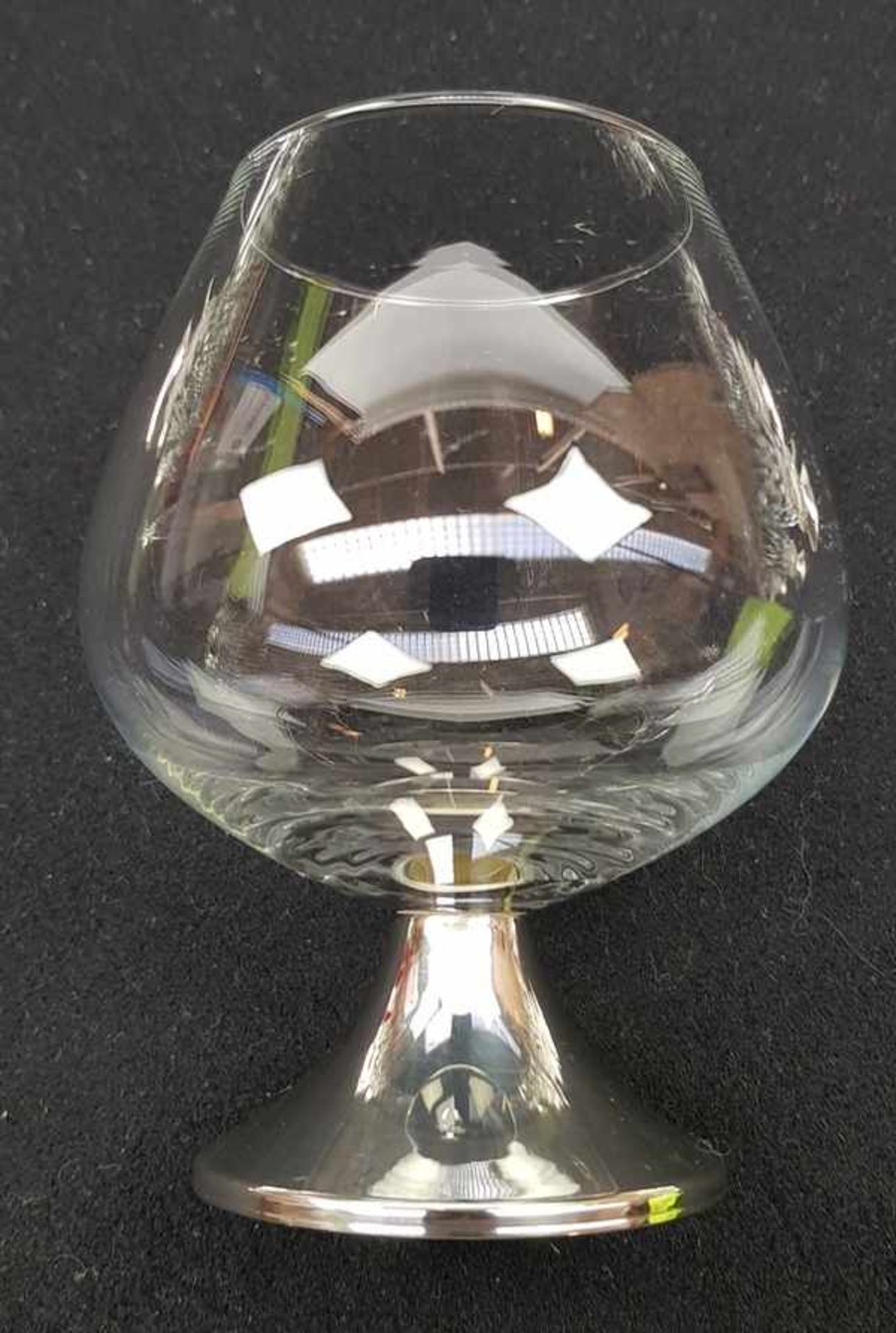 (Curiosa) Kristallen glasservies met zilveren voetKristallen glasservies bestaande ui vijf longdrink - Bild 9 aus 11