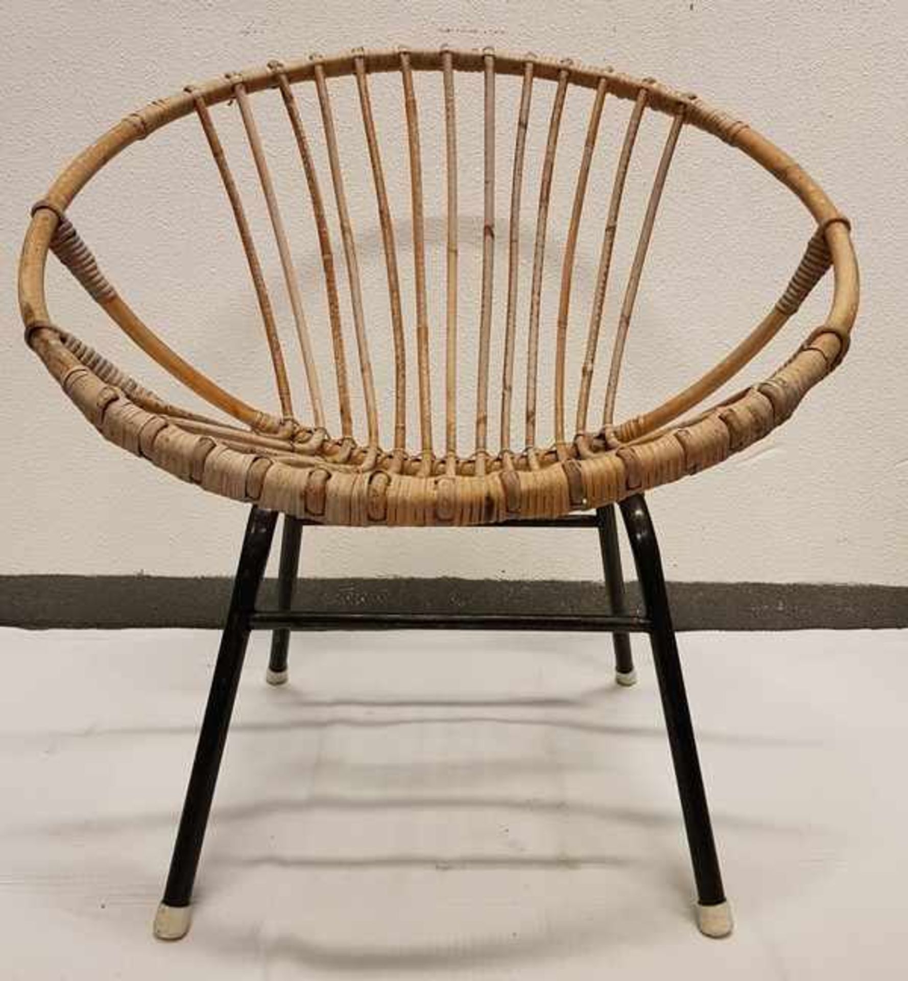 (Design) Lot diverse rotan meubelen van Rohé, NoordwoldeRotan meubelen bestaande uit drie stoelen,